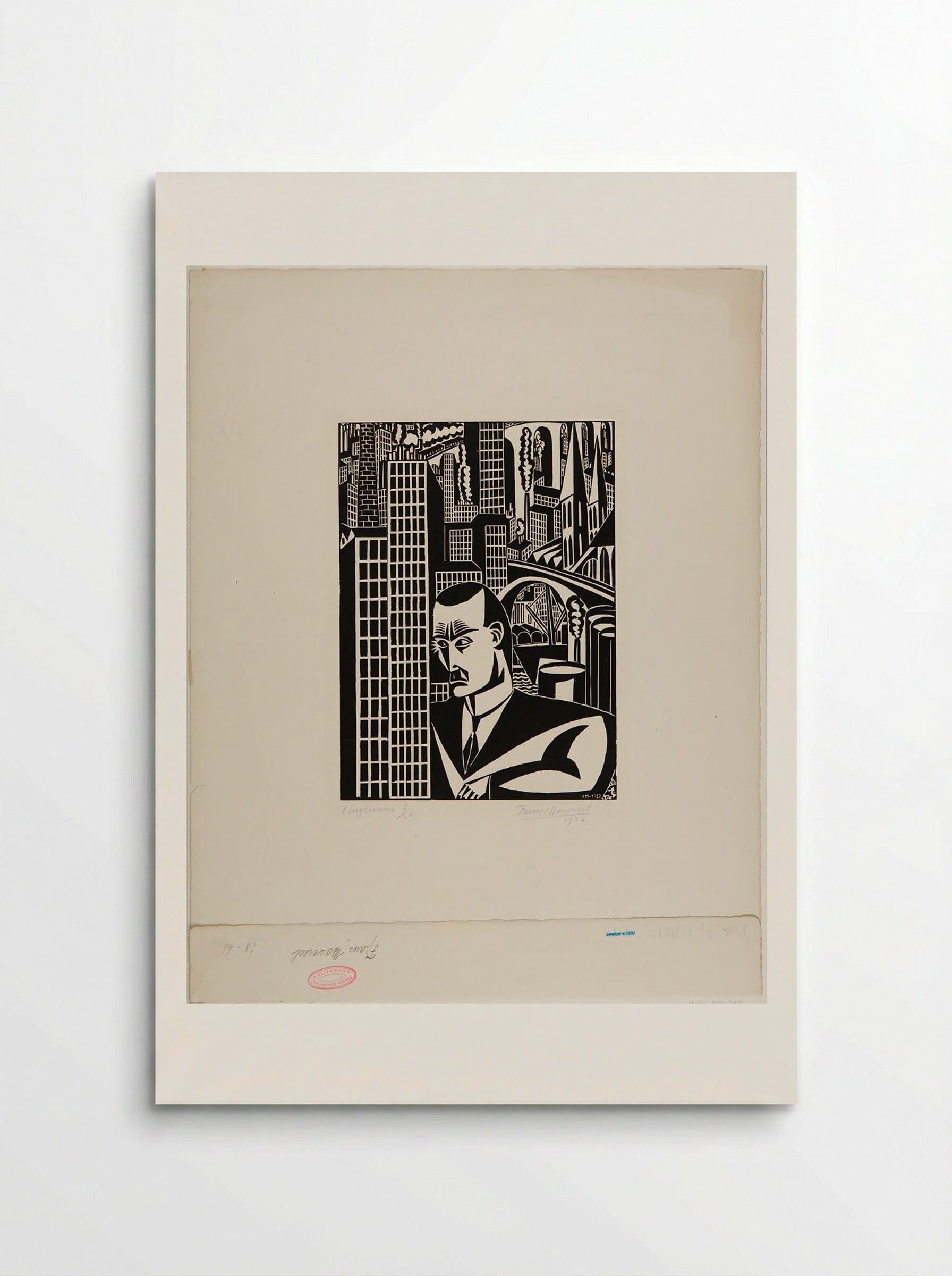 The Engineer - Frans Masereel - Poster