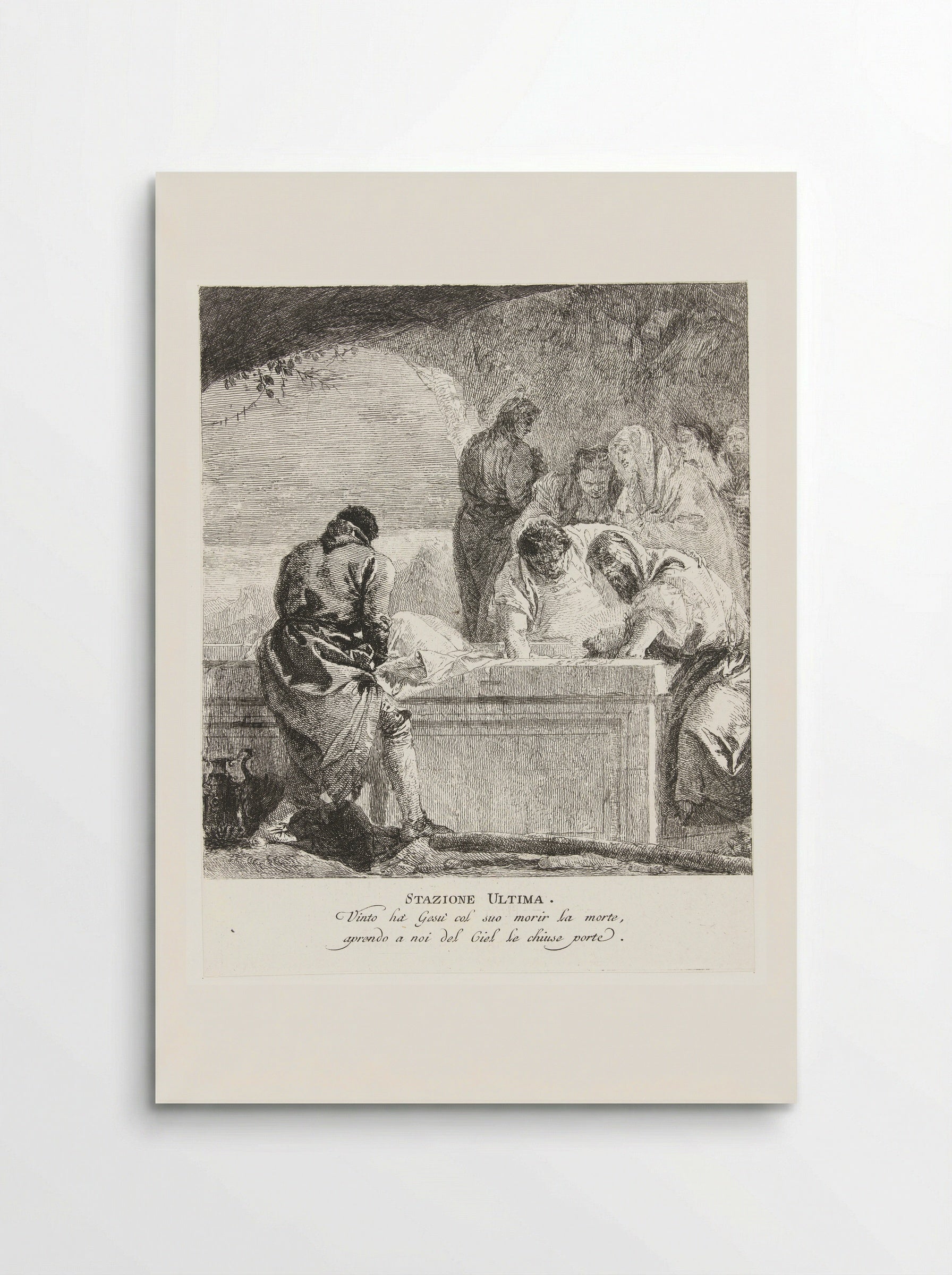 The Entombment of Christ - Giovanni Domenico Tiepolo - Poster
