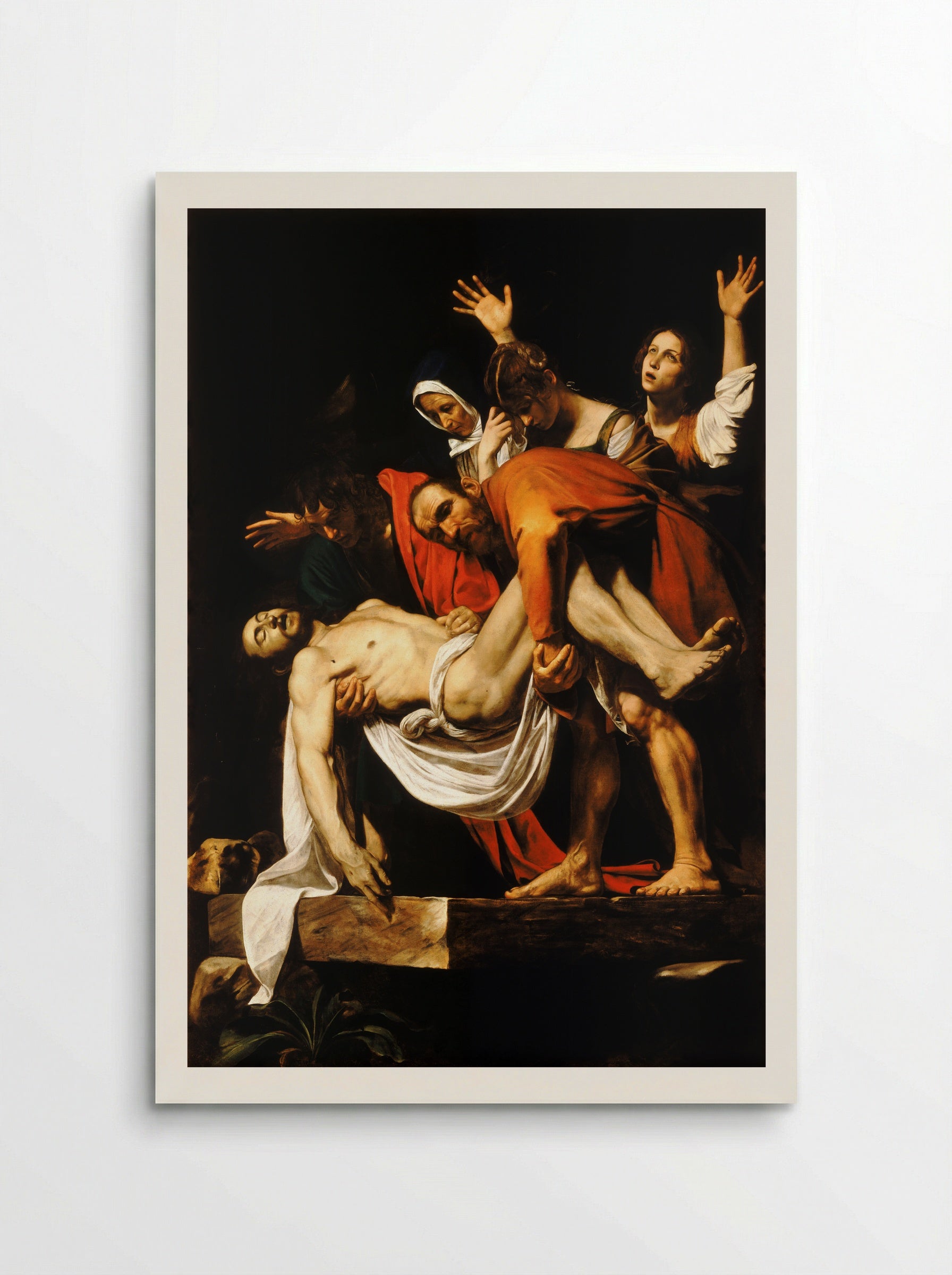 The Entombment of Christ - Caravaggio - Poster