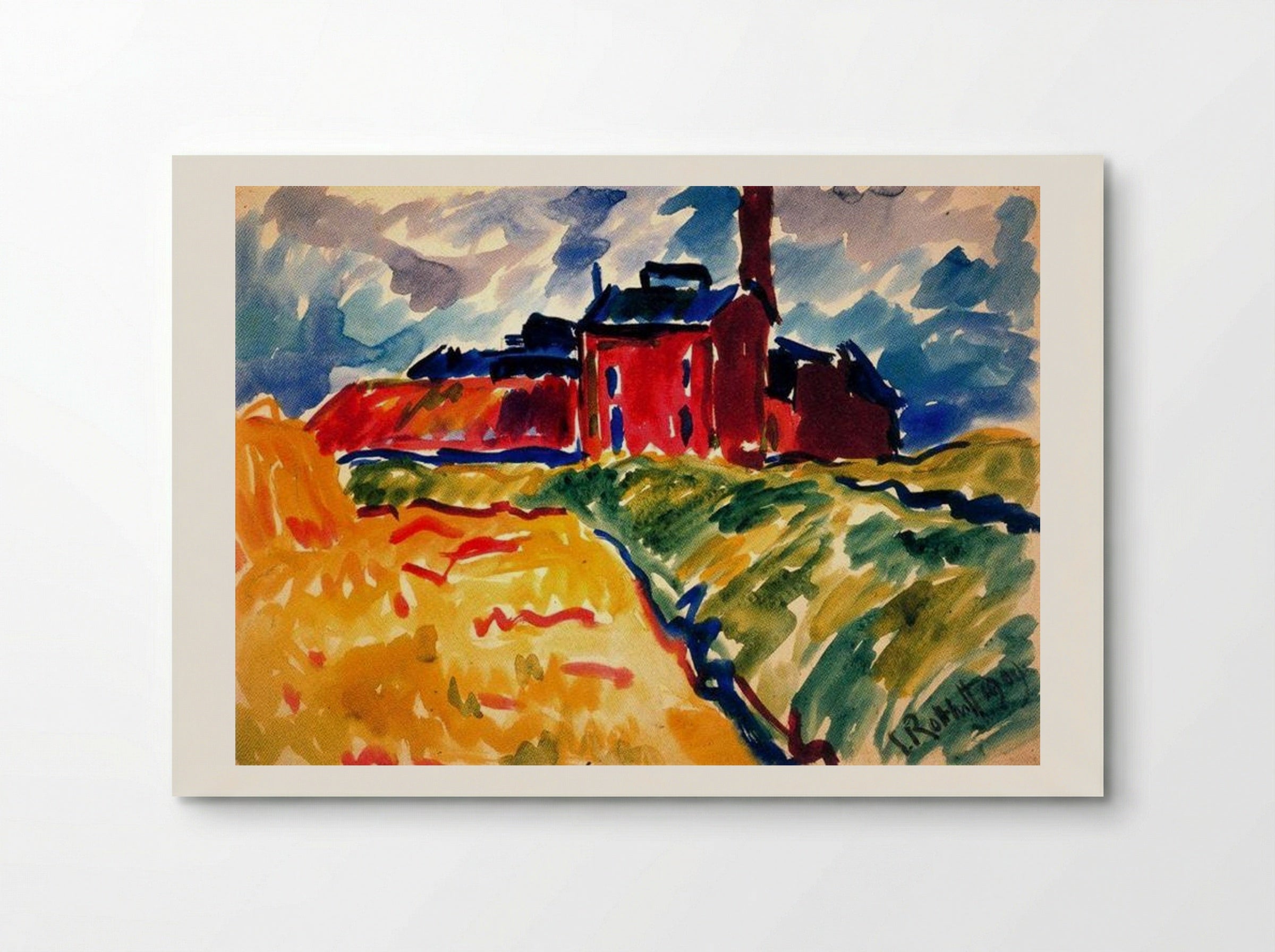 The Factory - Karl Schmidt-Rottluff - Poster