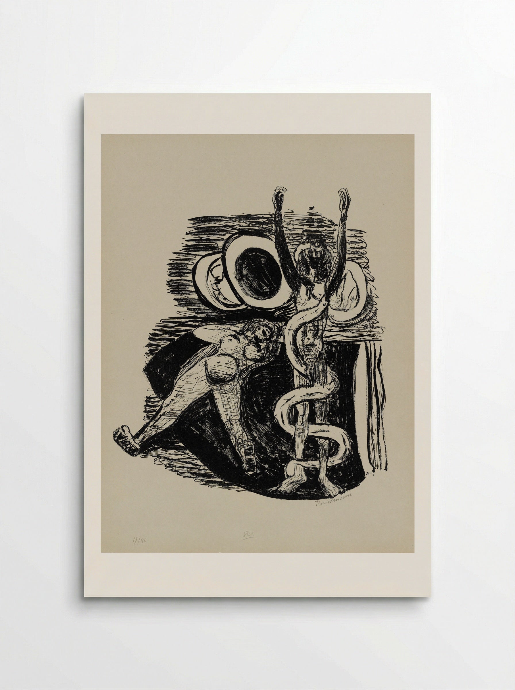 The Fall of Man - Max Beckmann - Poster