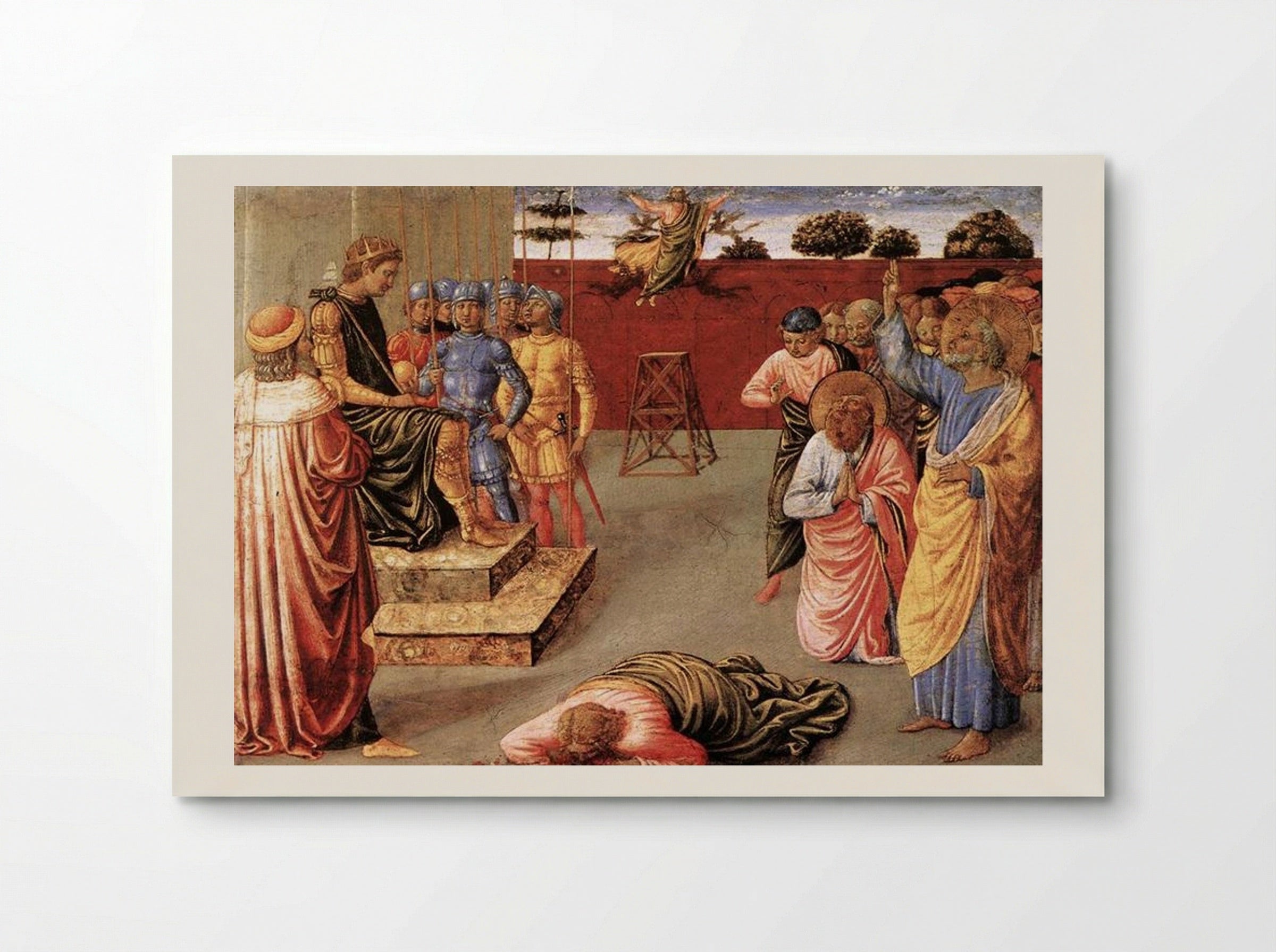 The Fall of Simon Magus - Benozzo Gozzoli - Poster