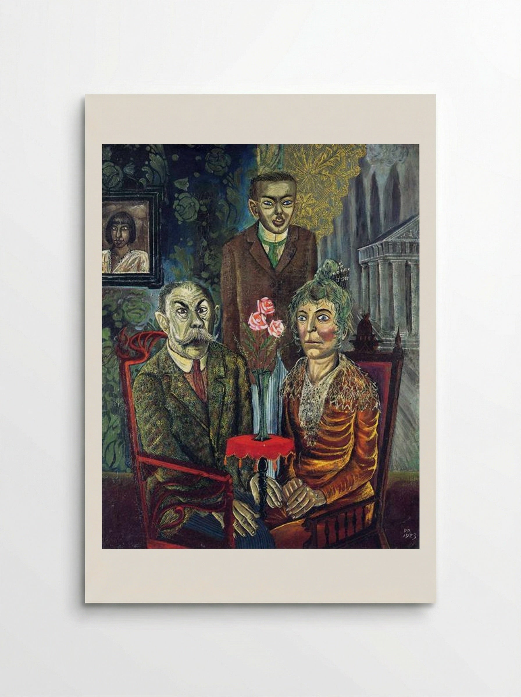 The Family of the Painter Adalbert Trillhaase - Otto Dix - Poster