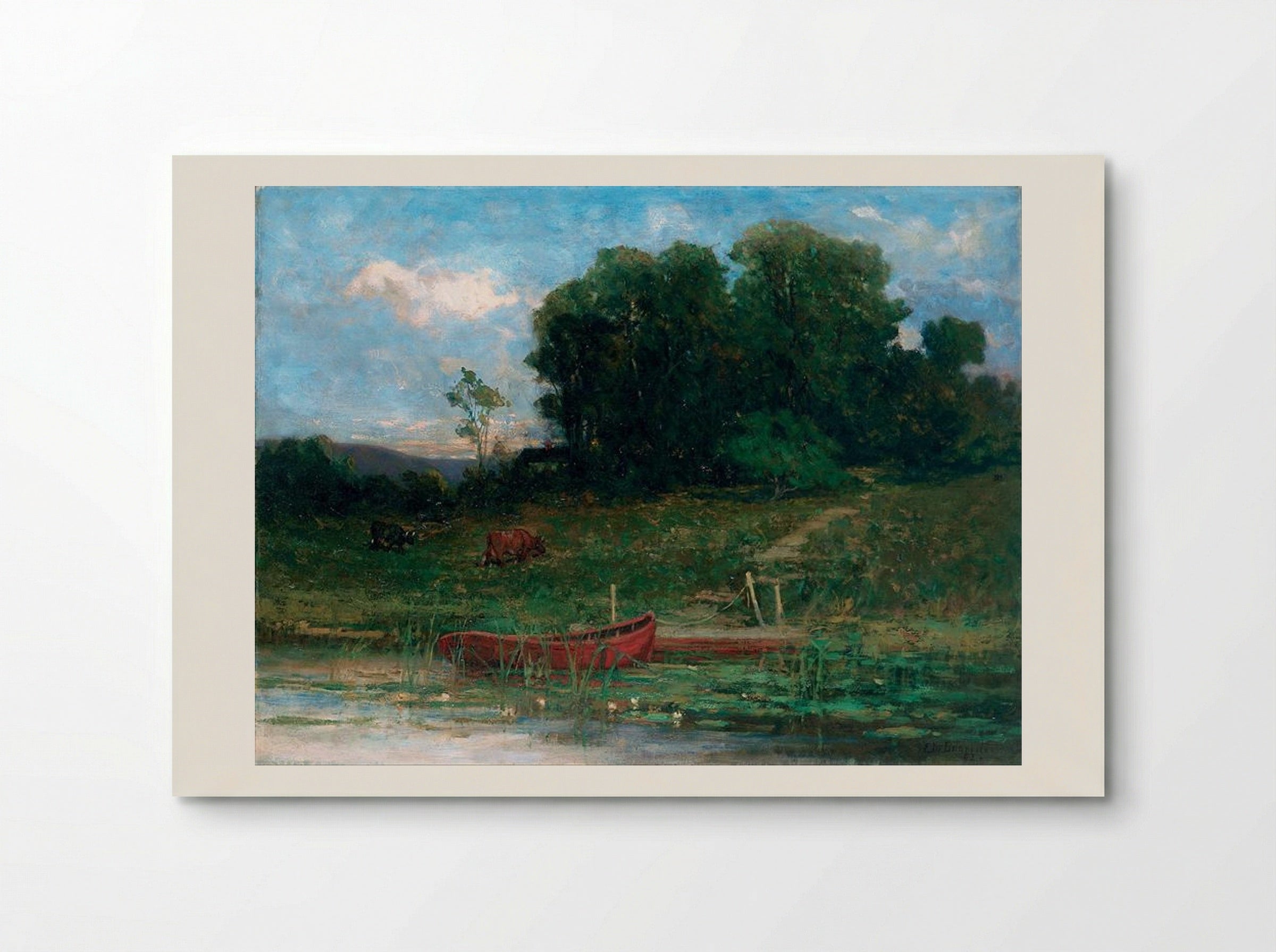 The Farm Landing - Edward Mitchell Bannister - Poster