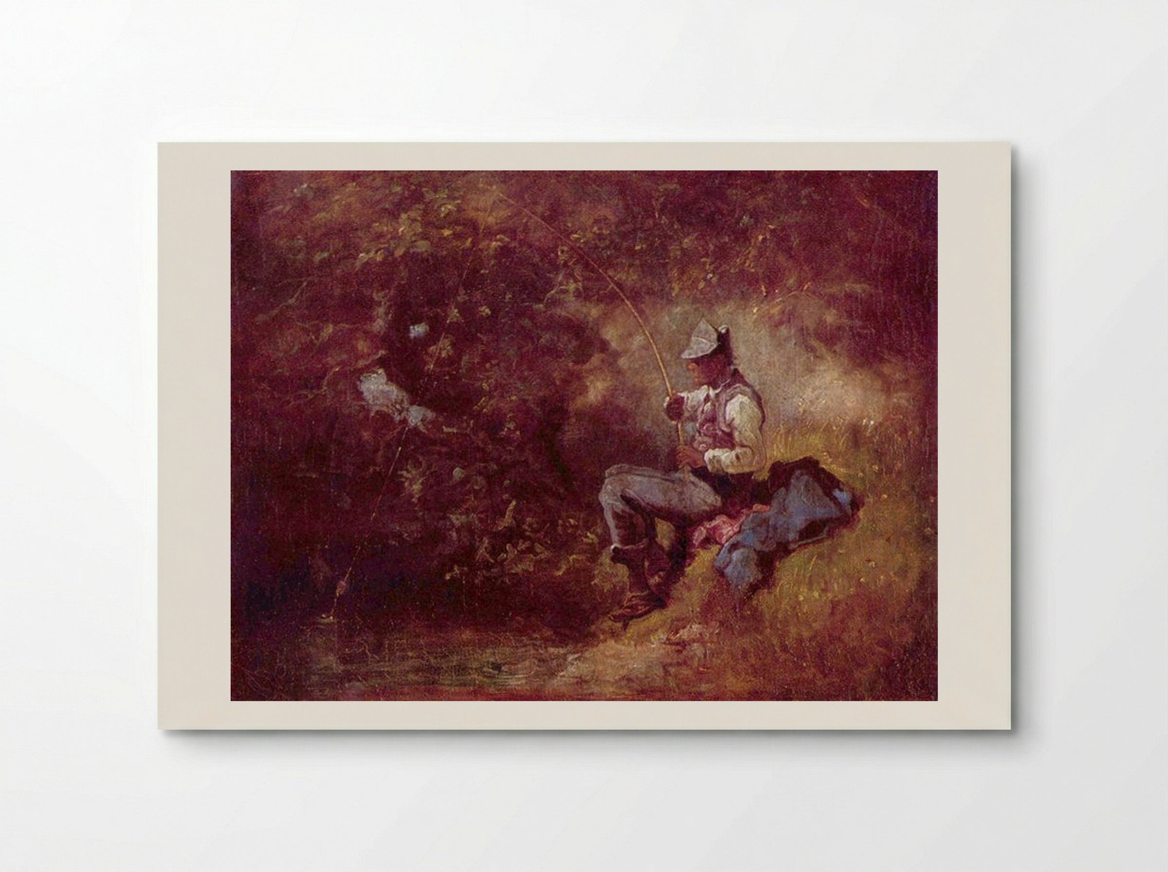The Fisherman - Carl Spitzweg - Poster