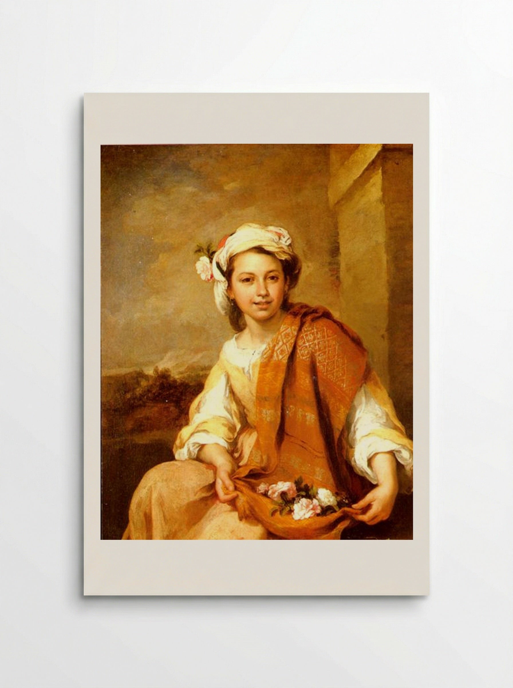 The Flower Girl - Bartolomé Esteban Murillo - Poster