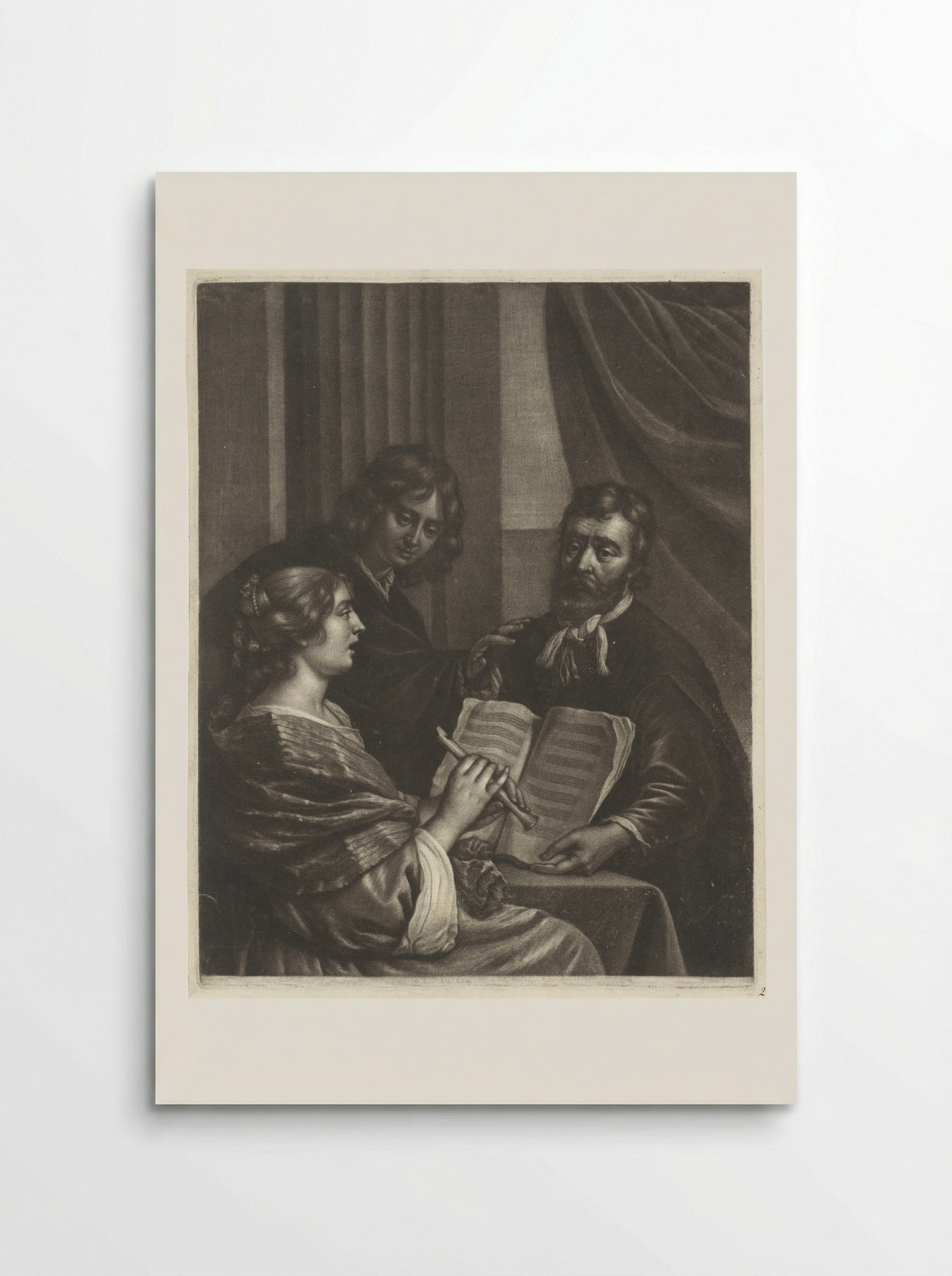 The Flute Player - Wallerant Vaillant - Poster