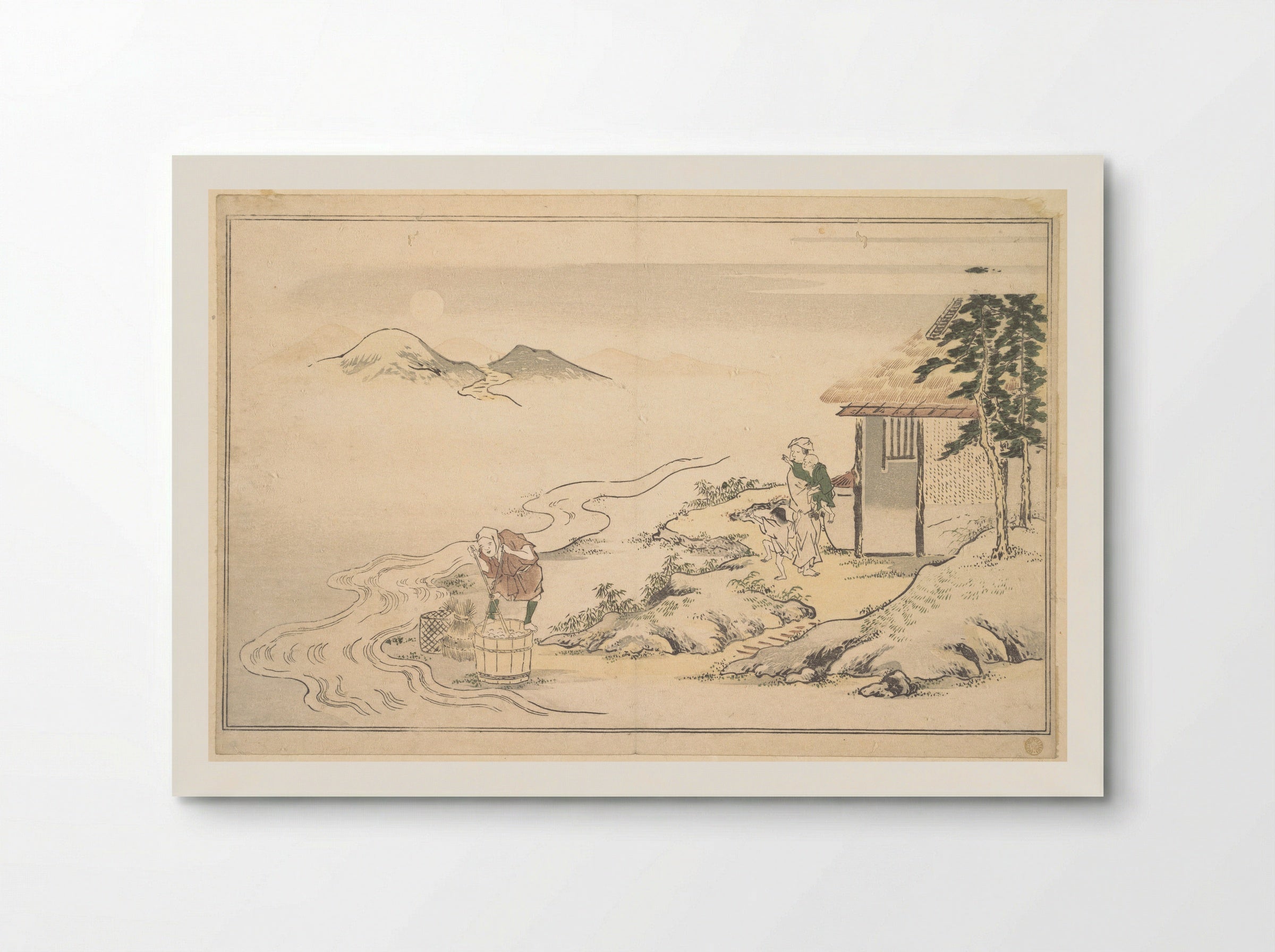 The Full Moon at the Time of the Imo Harvest - Kitagawa Utamaro - Poster