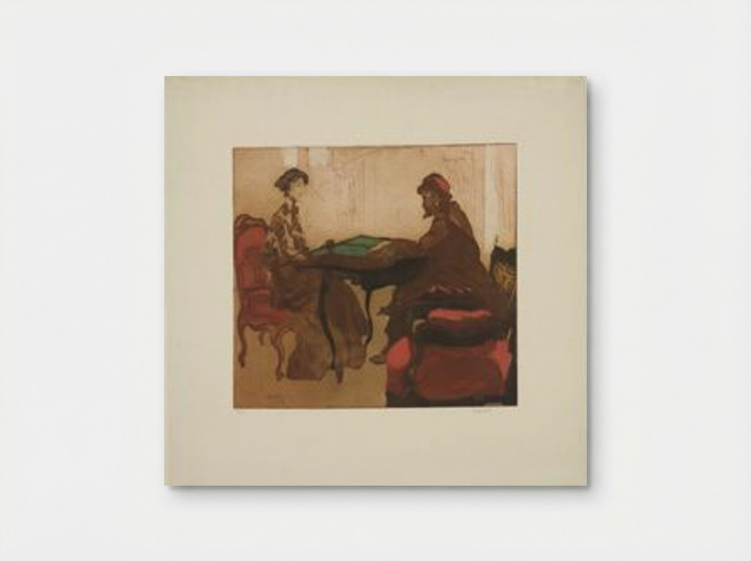 The Game of Backgammon - Jacques Villon - Poster