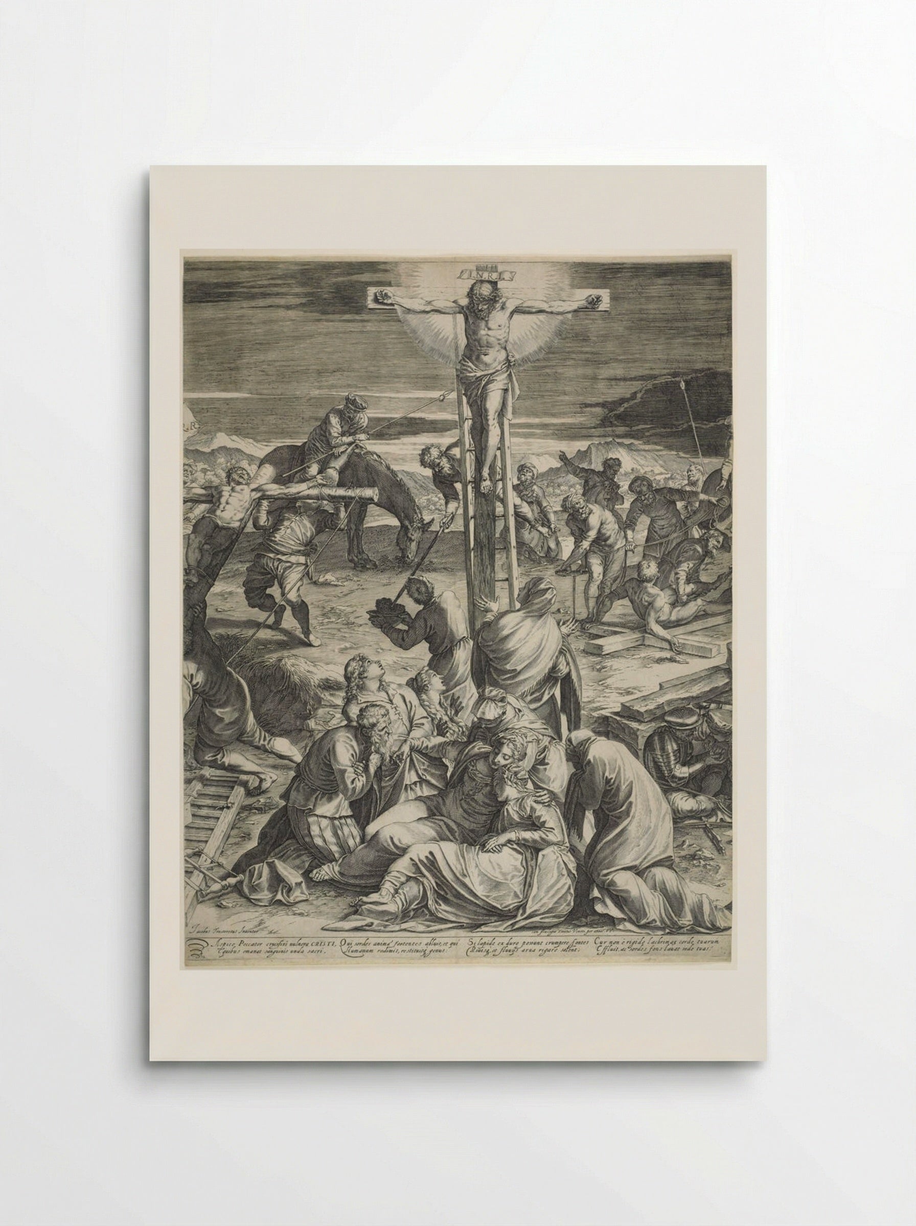 The Great Crucifixion - Agostino Carracci - Poster
