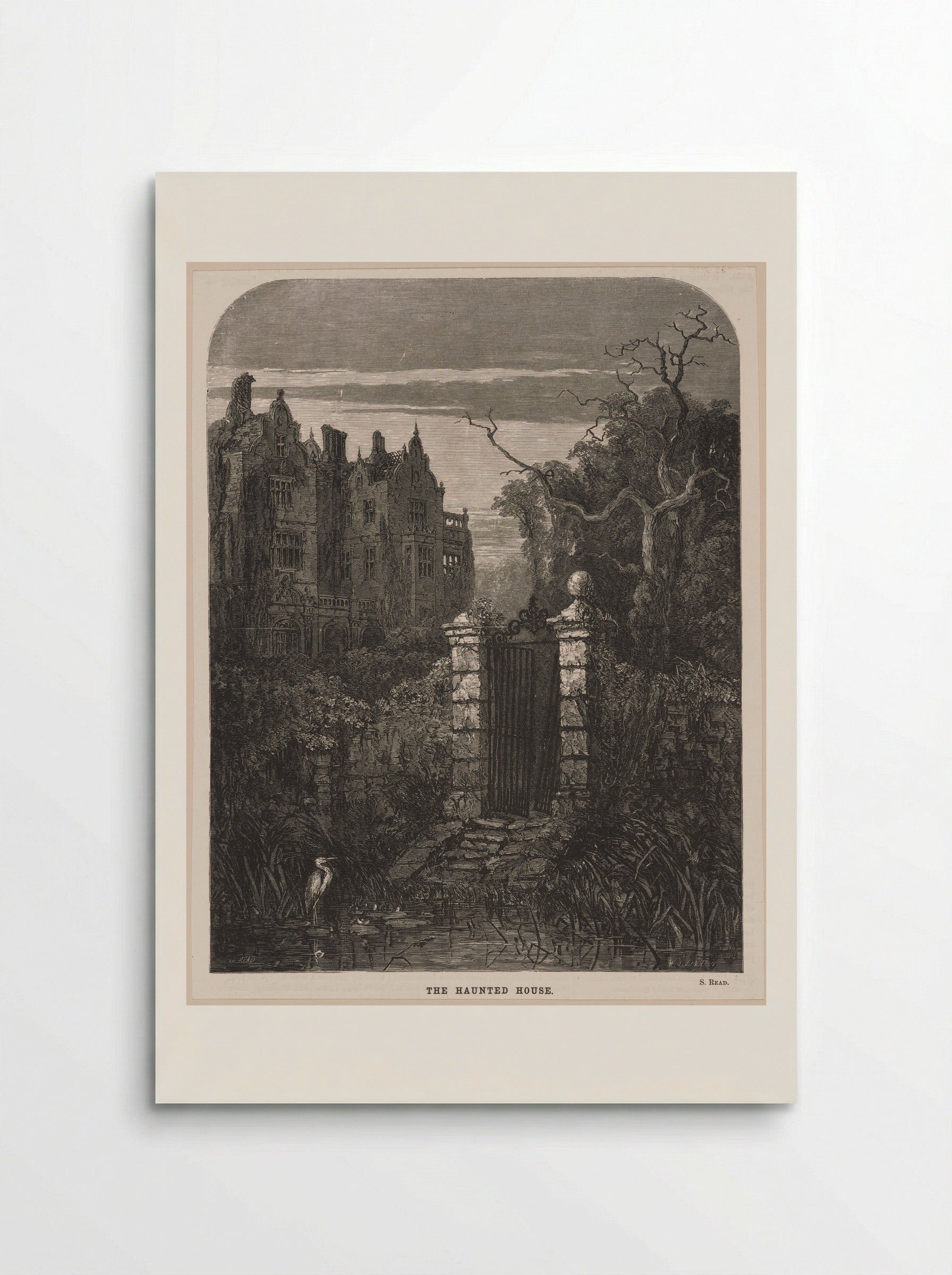 The Haunted House - William James Linton - Poster