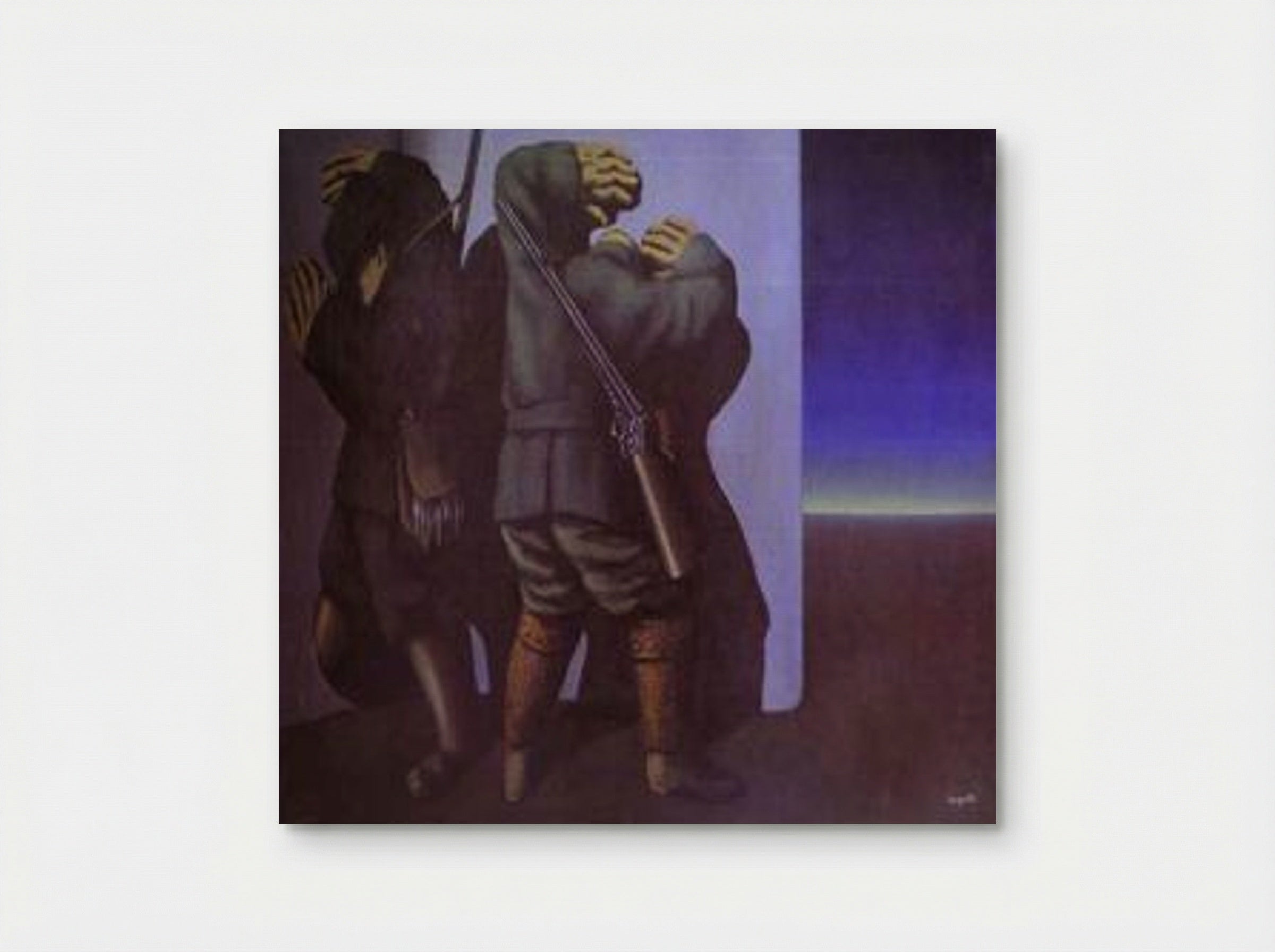 The Hunters at the Edge of Night - Rene Magritte - Poster