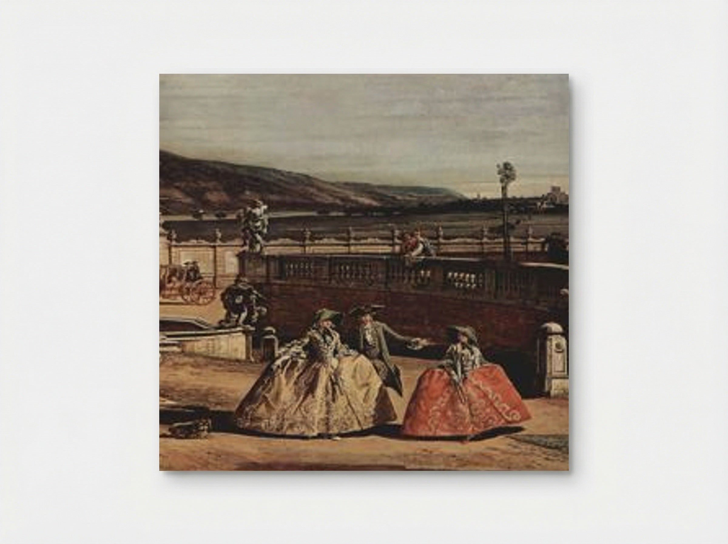 The Imperial Summer Residence, Courtyard - Bernardo Bellotto - Poster