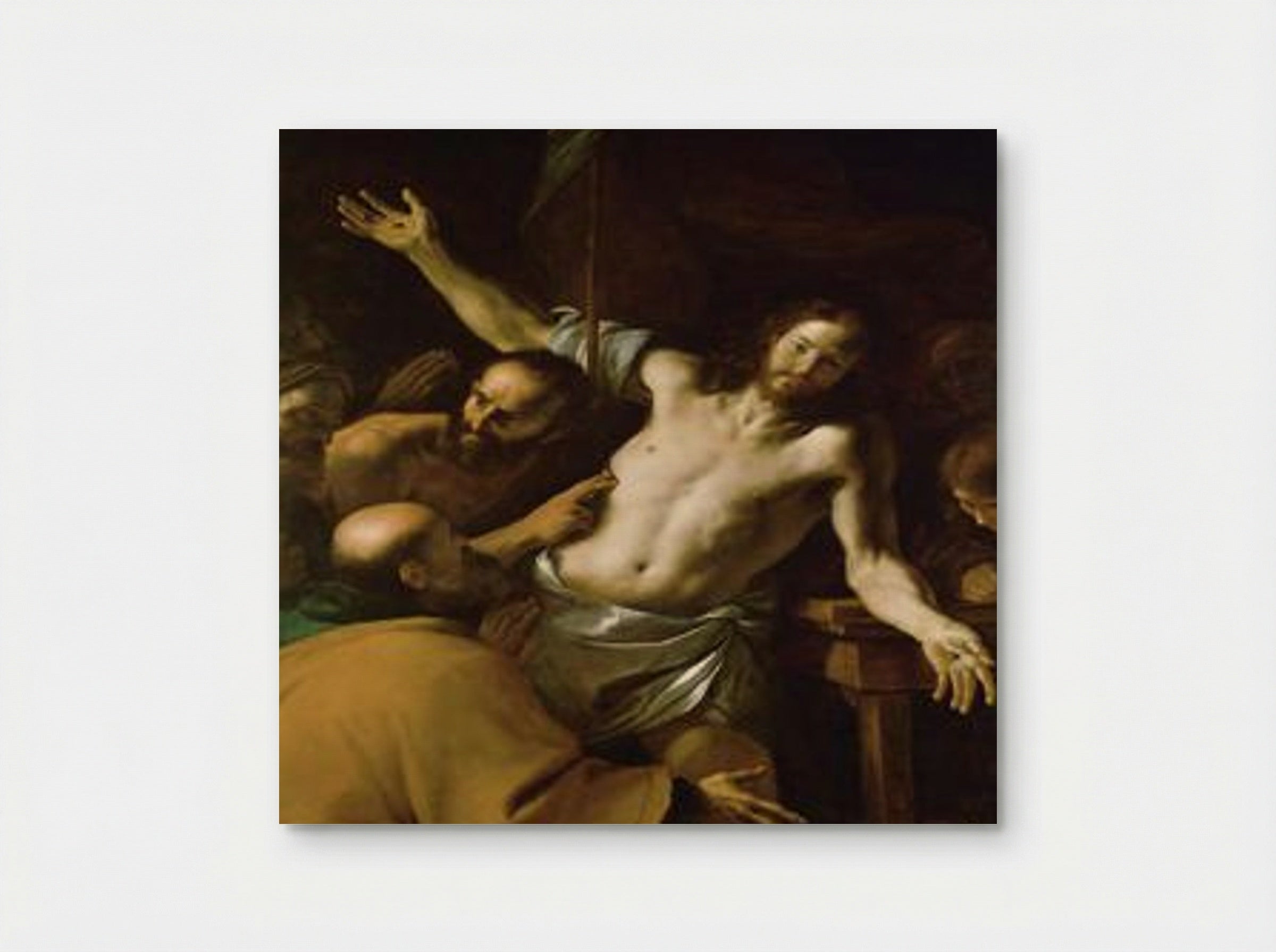 The Incredulity of Saint Thomas - Mattia Preti - Poster
