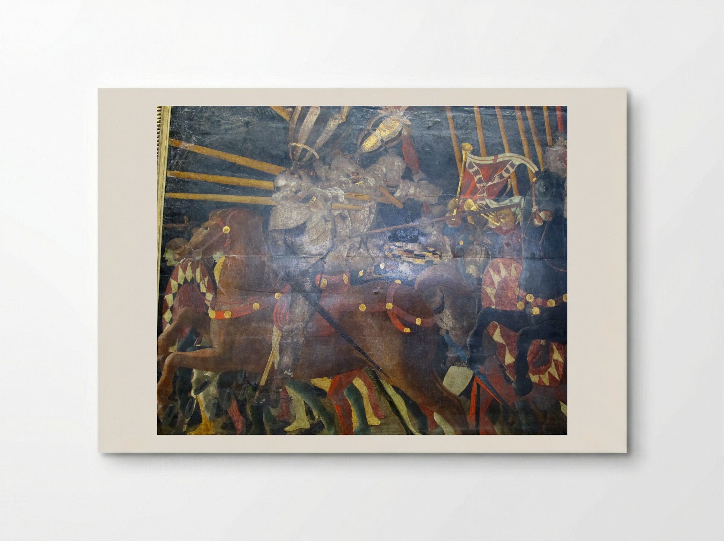 The Intervention of Micheletto Cotignola - Paolo Uccello - Poster