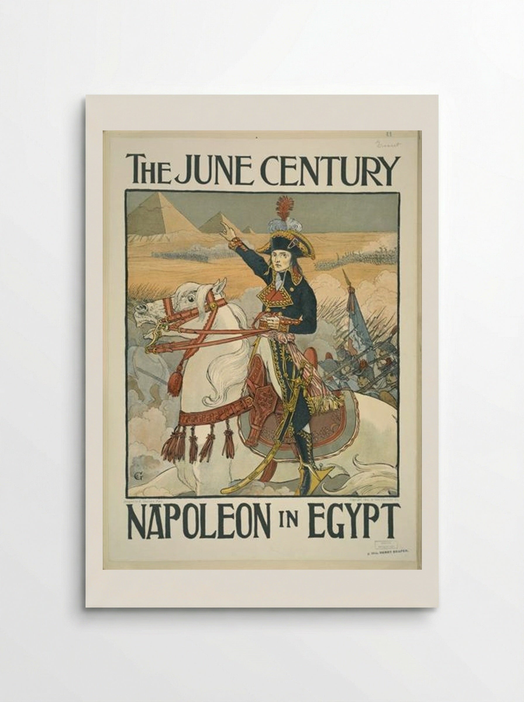 The June Century, Napoleon in Egypt - Eugène Grasset - Poster