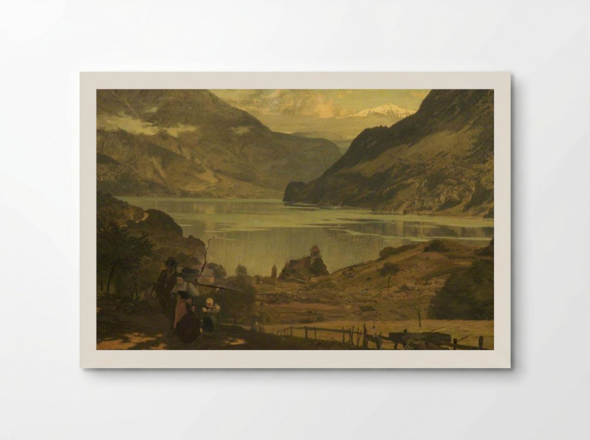The Lake of Brienz - Marcus Stone - Poster