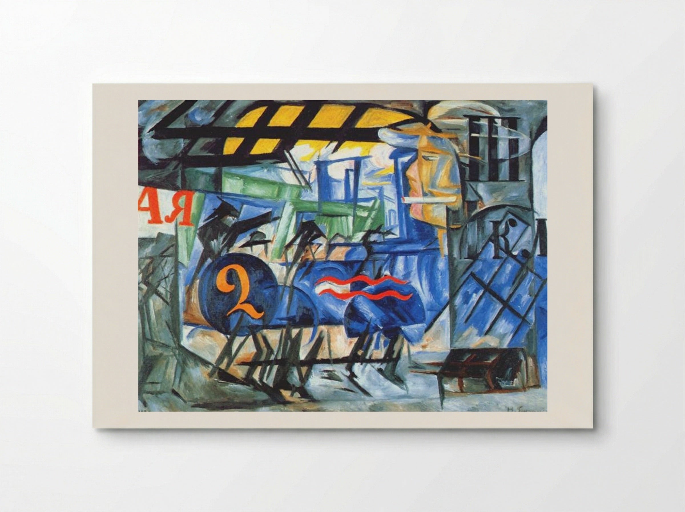 The Little Station - Natalia Goncharova - Poster