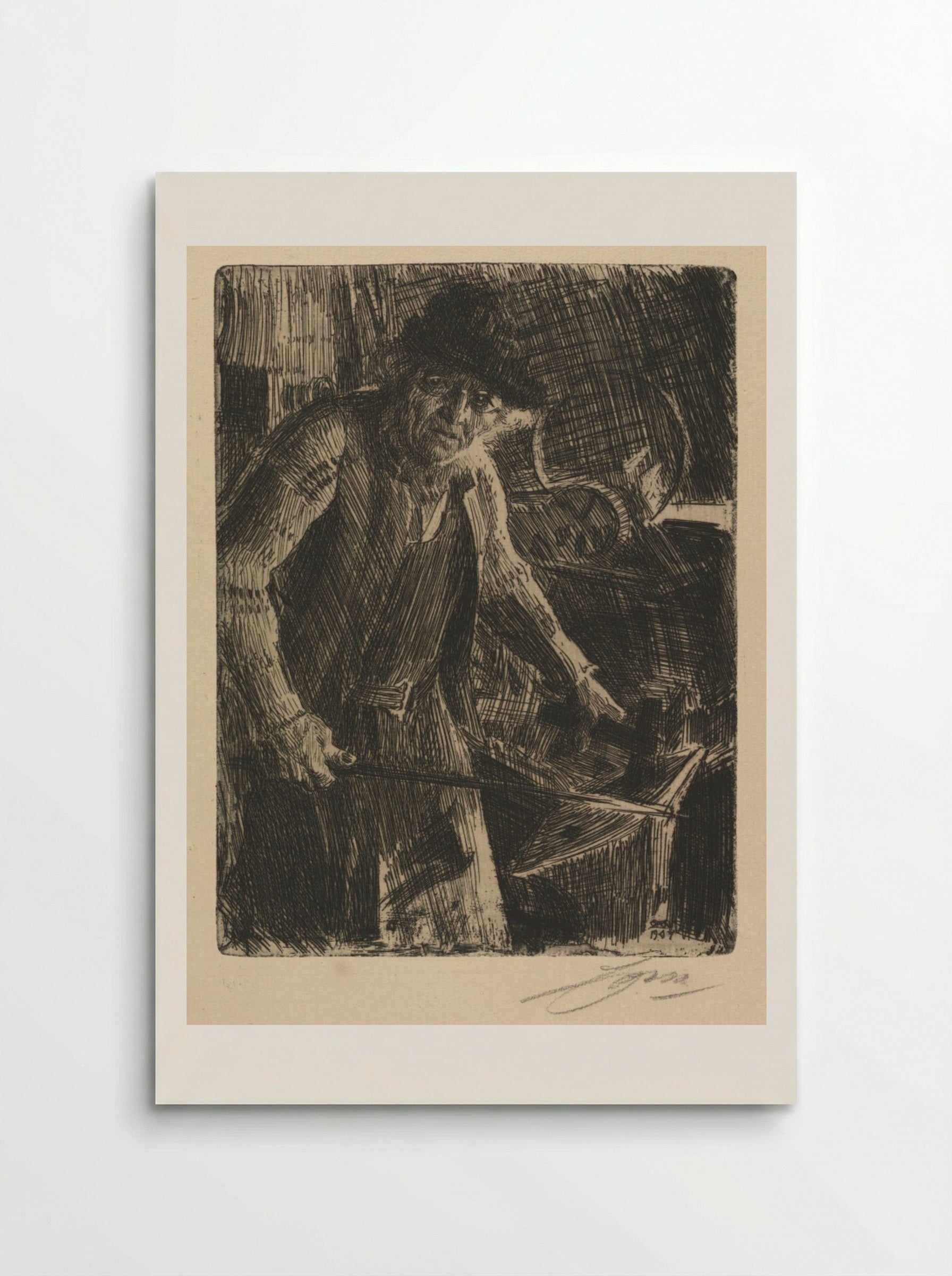 The Master-smith - Anders Zorn - Poster