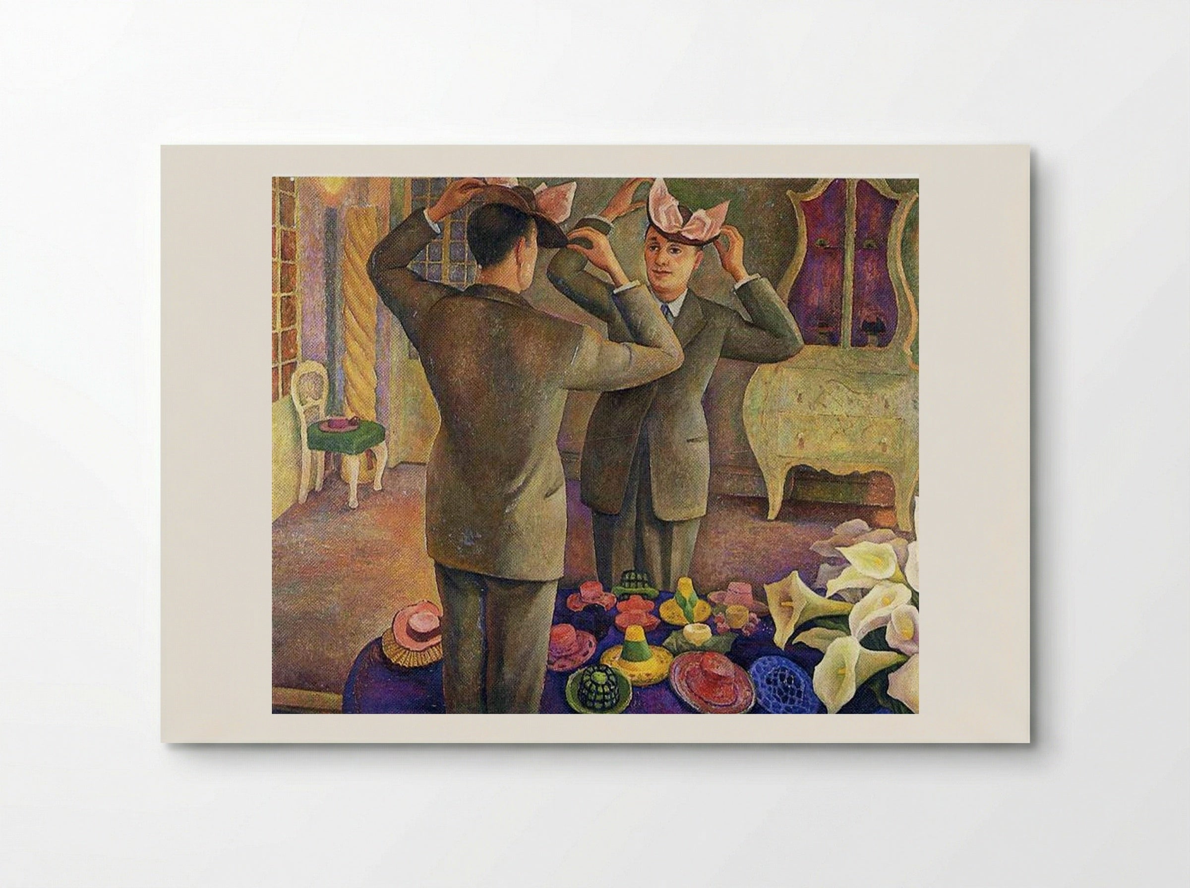 The Milliner. Portrait of Henri de Chatillon - Diego Rivera - Poster