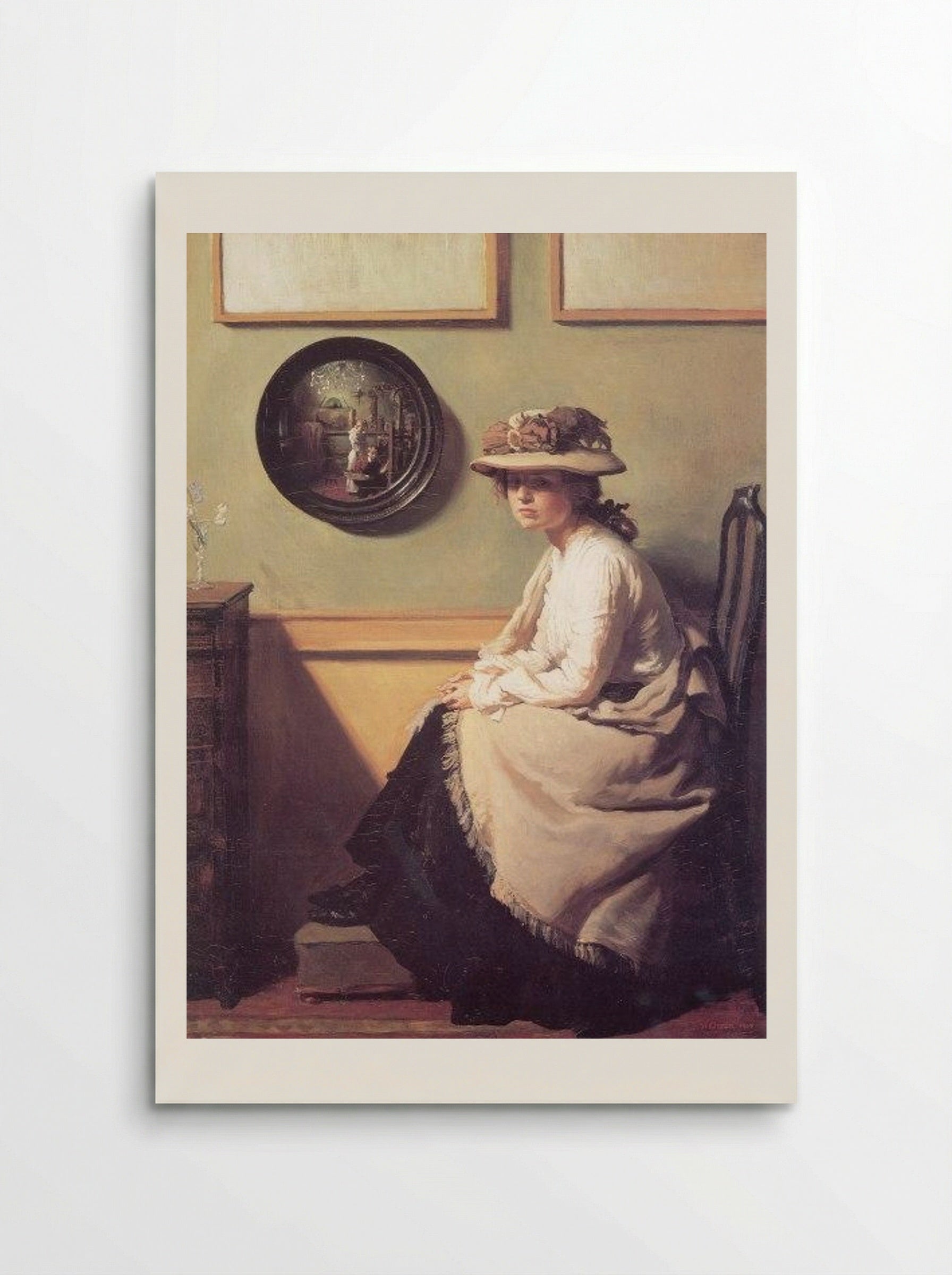 The Mirror - William Orpen - Poster