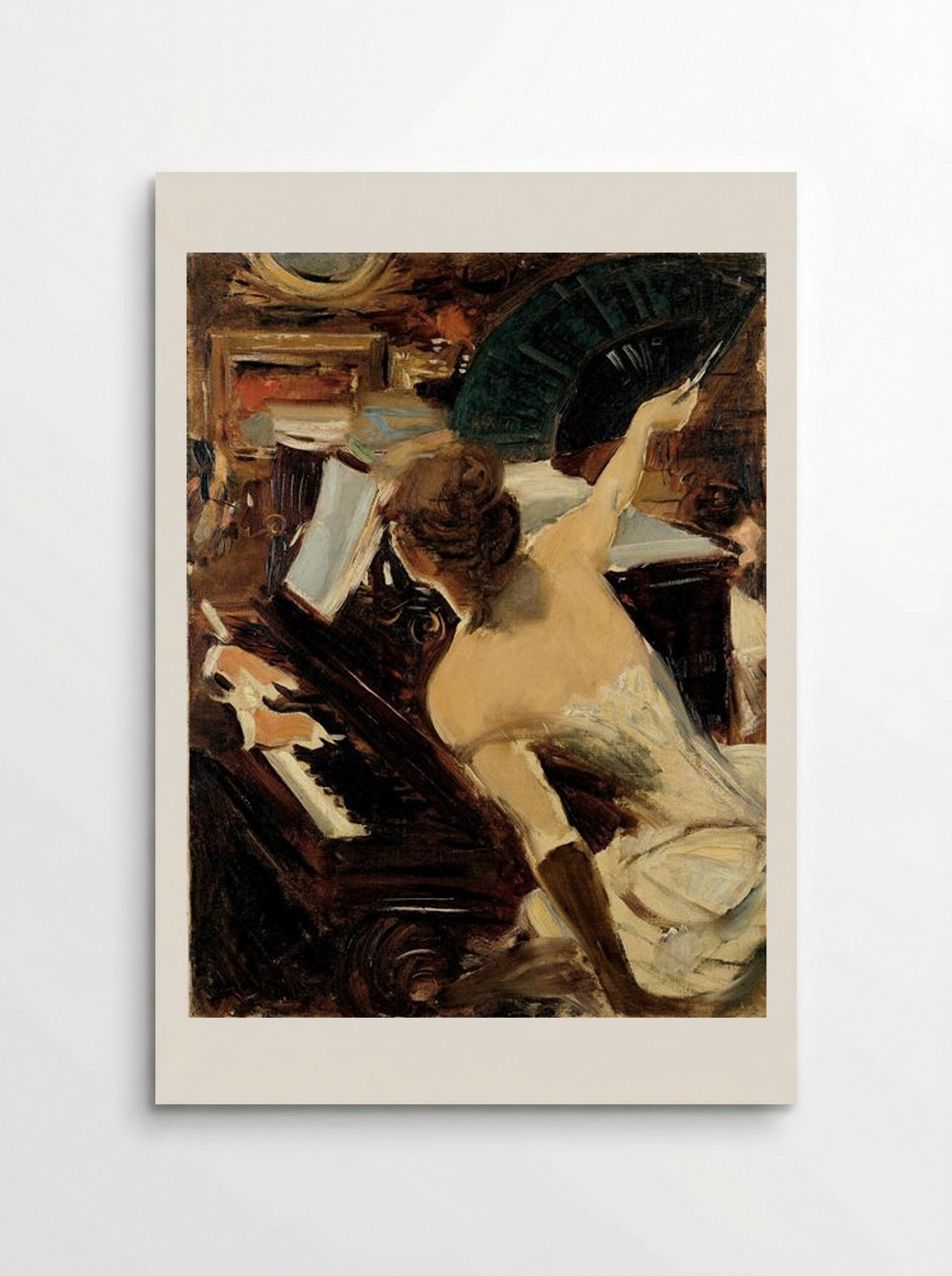 The Mondona Singer - Giovanni Boldini - Poster