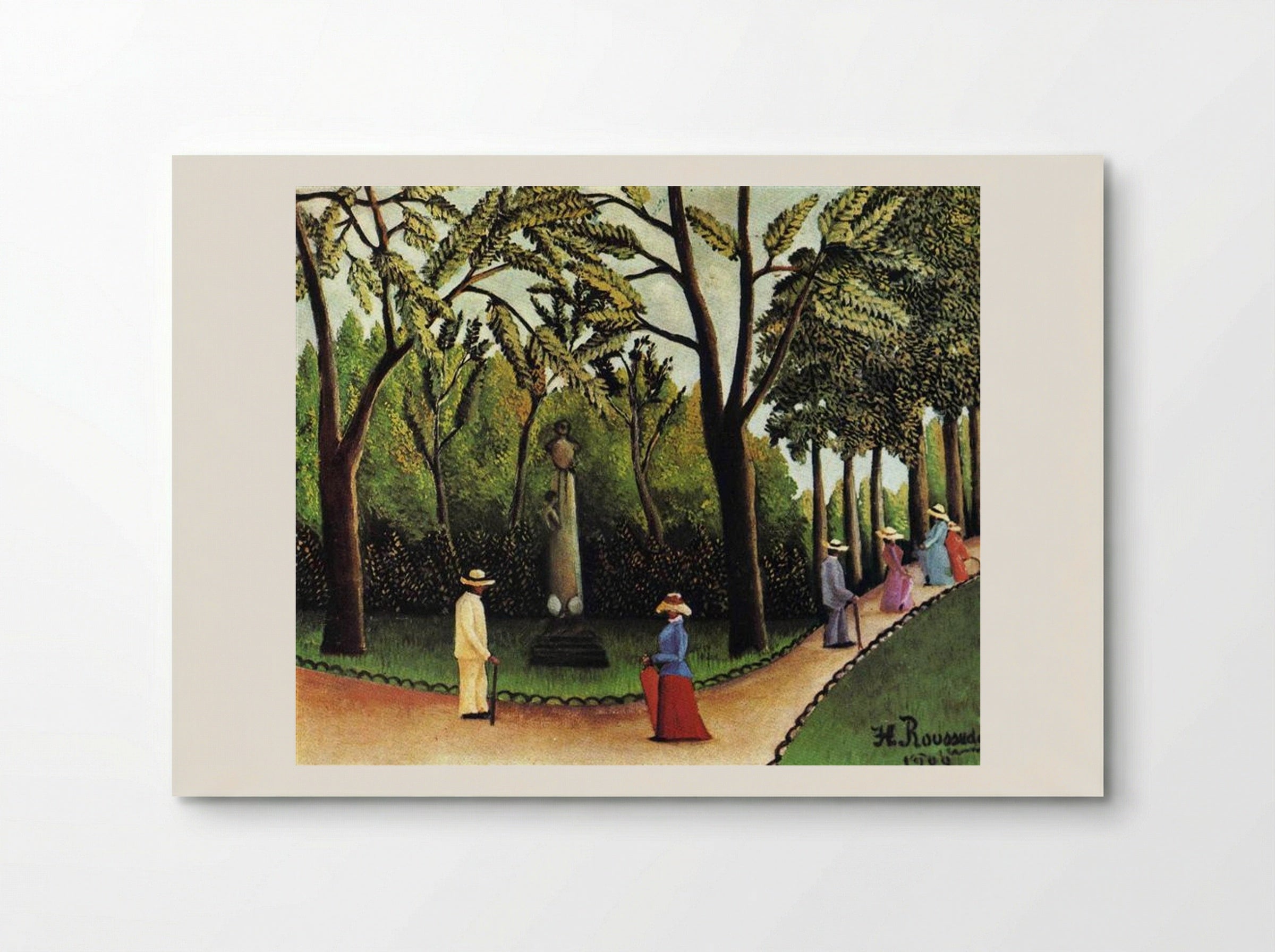 The Monument to Chopin in the Luxembourg Gardens - Henri Rousseau - Poster