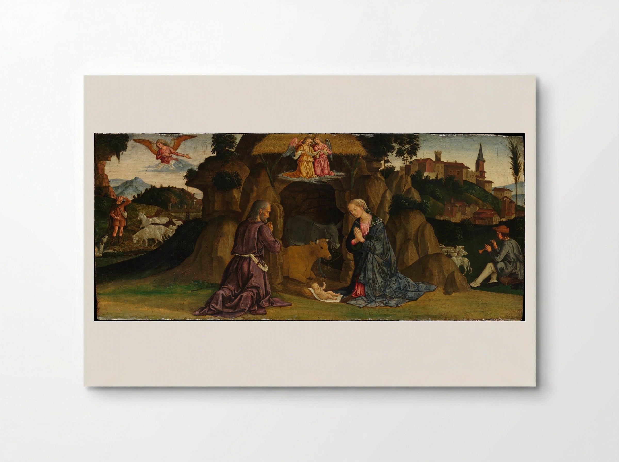 The Nativity - Antoniazzo Romano - Poster