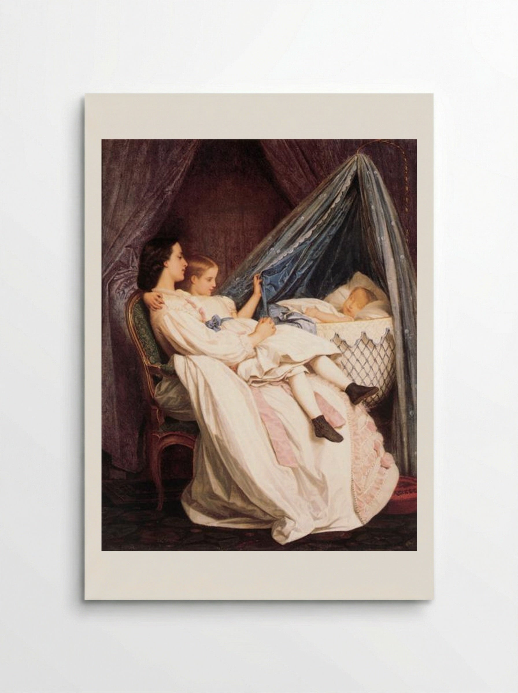 The New Arrival - Auguste Toulmouche - Poster