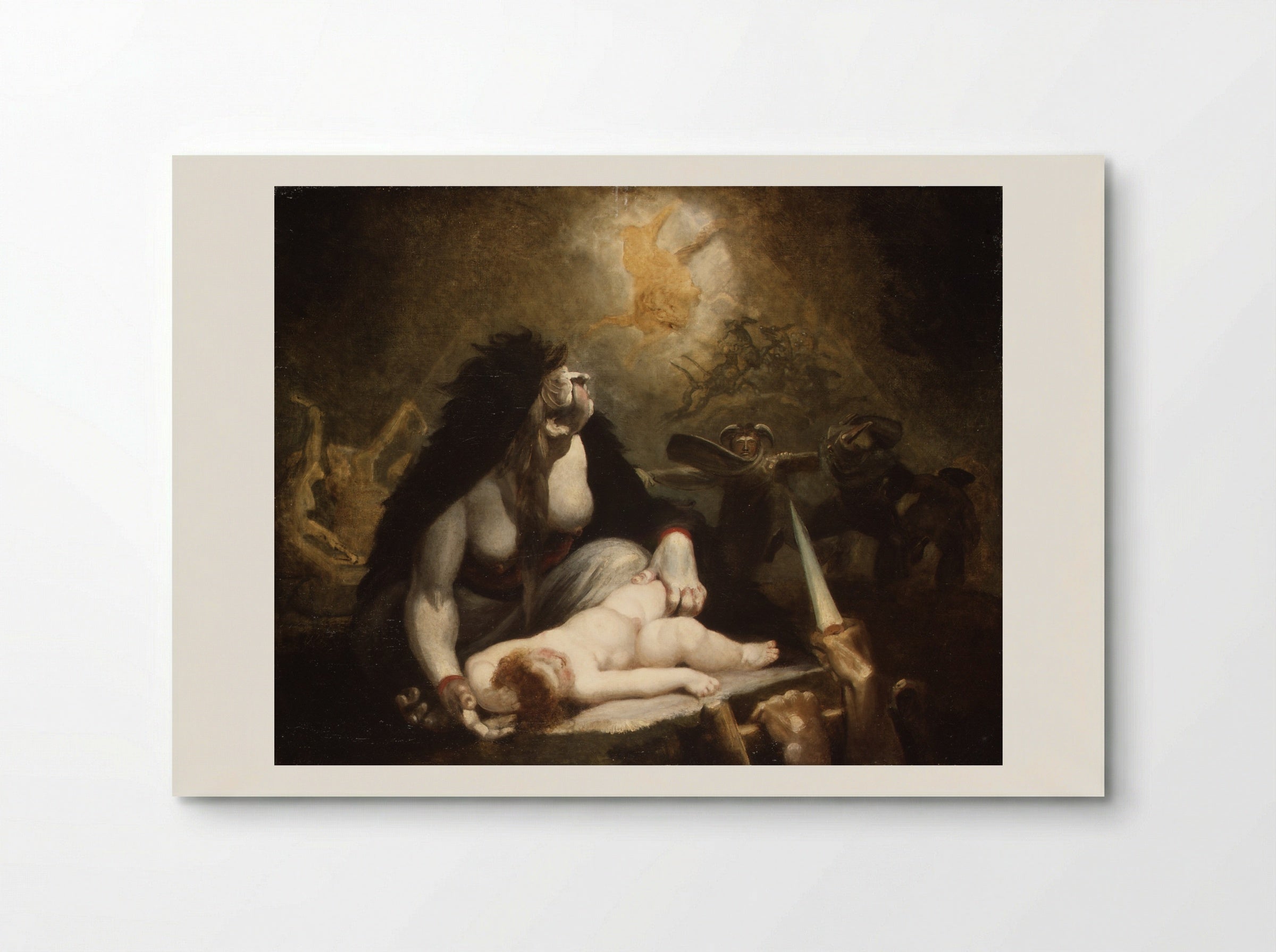 The Night-Hag Visiting Lapland Witches - Henry Fuseli - Poster