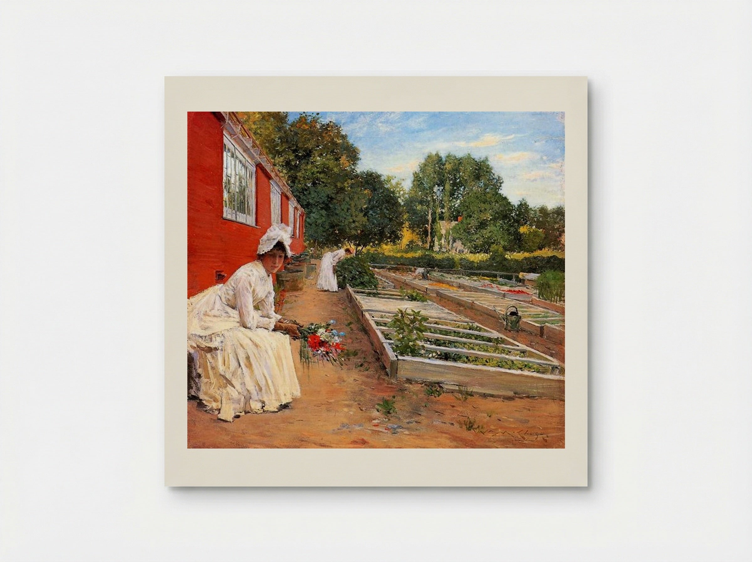 The Nursery - William Merritt Chase - Poster