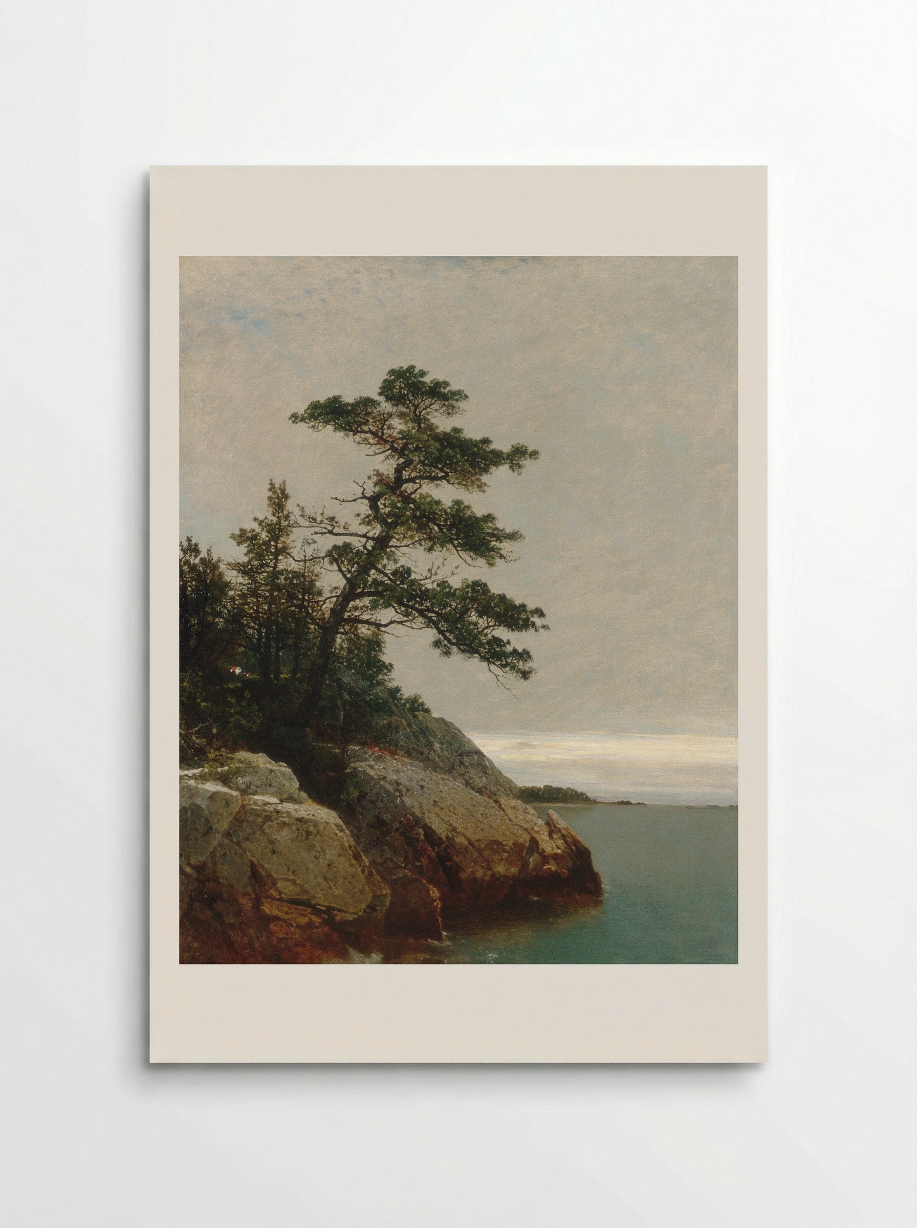 The Old Pine, Darien, Connecticut - John Frederick Kensett - Poster