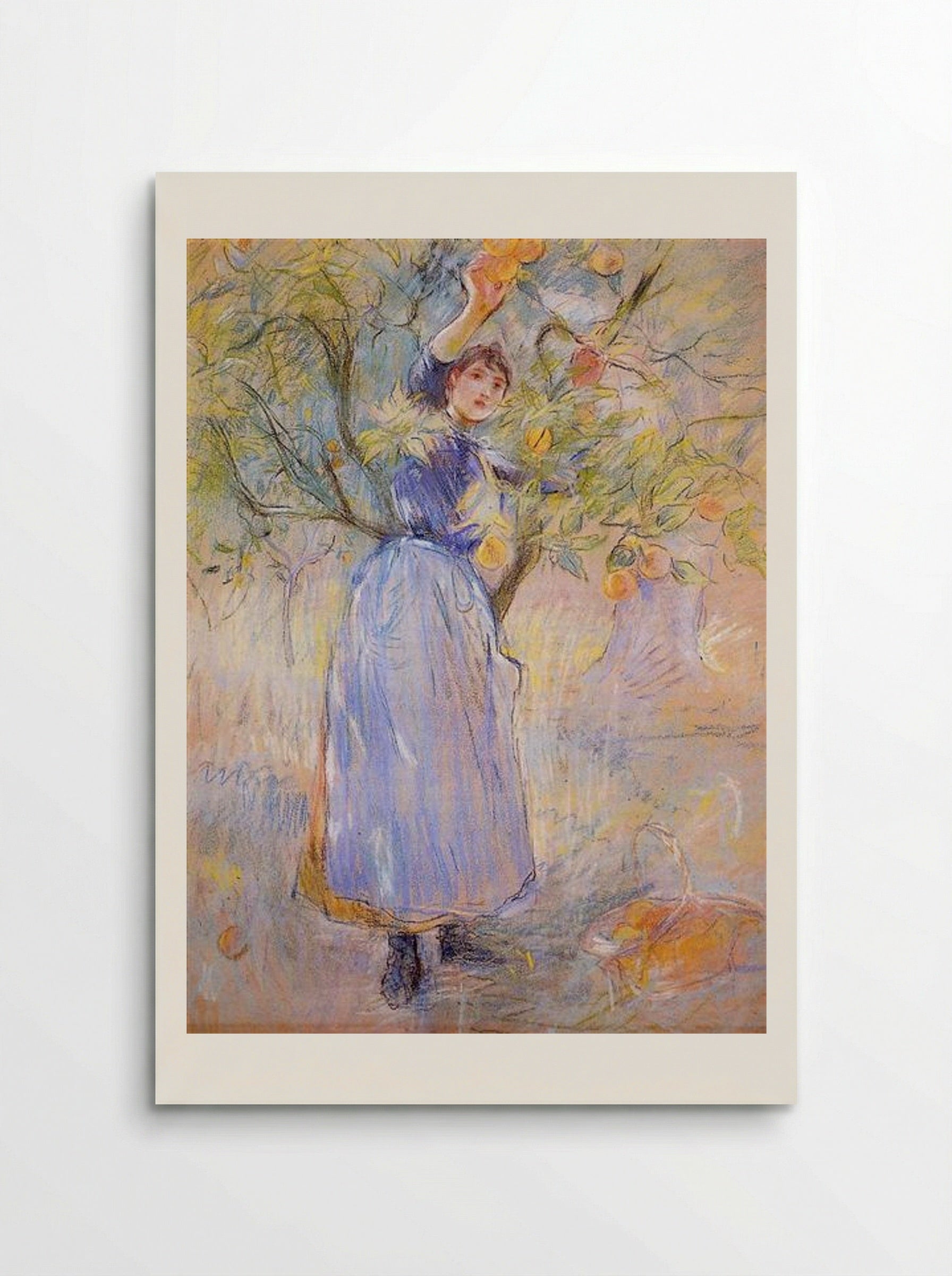 The Orange Picker - Berthe Morisot - Poster