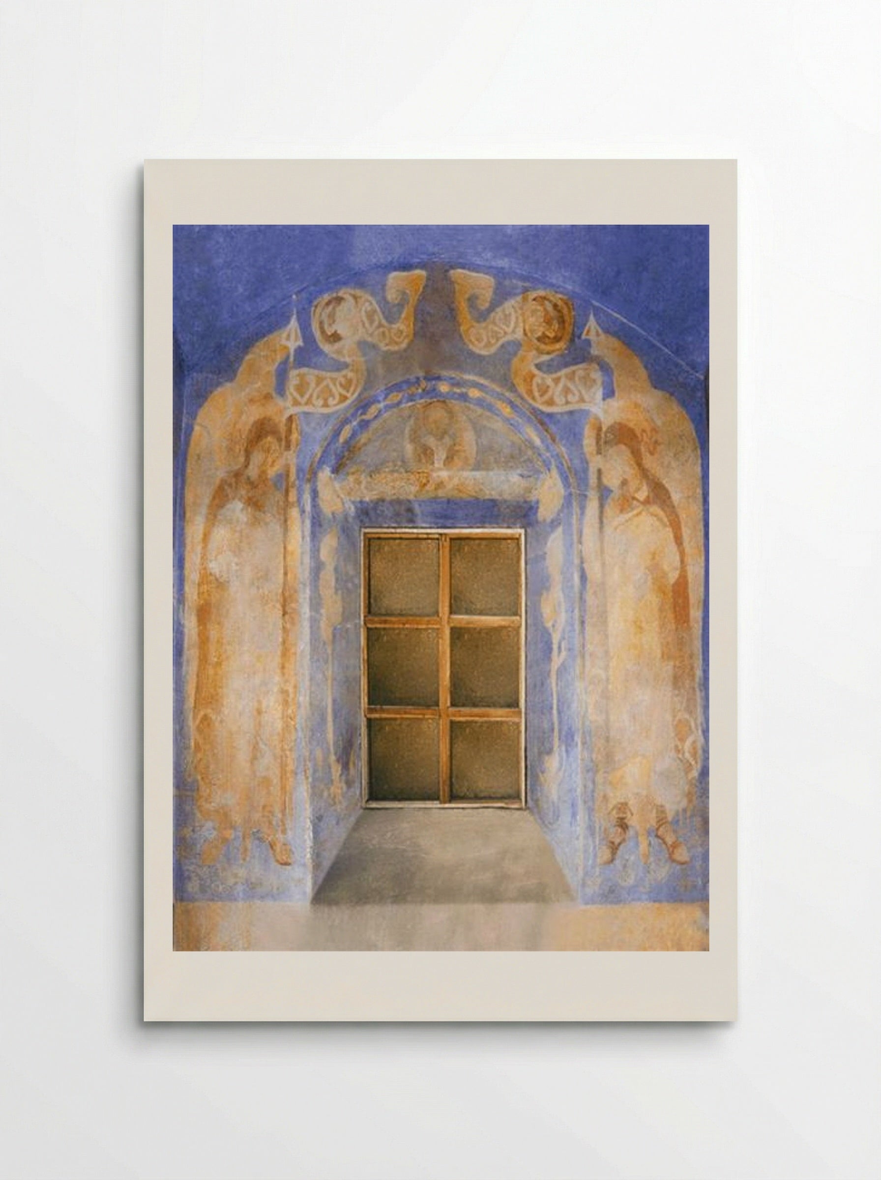 The Painting of the Western Wall of the Chapel of St. Anastasia - Nicholas Roerich - Poster