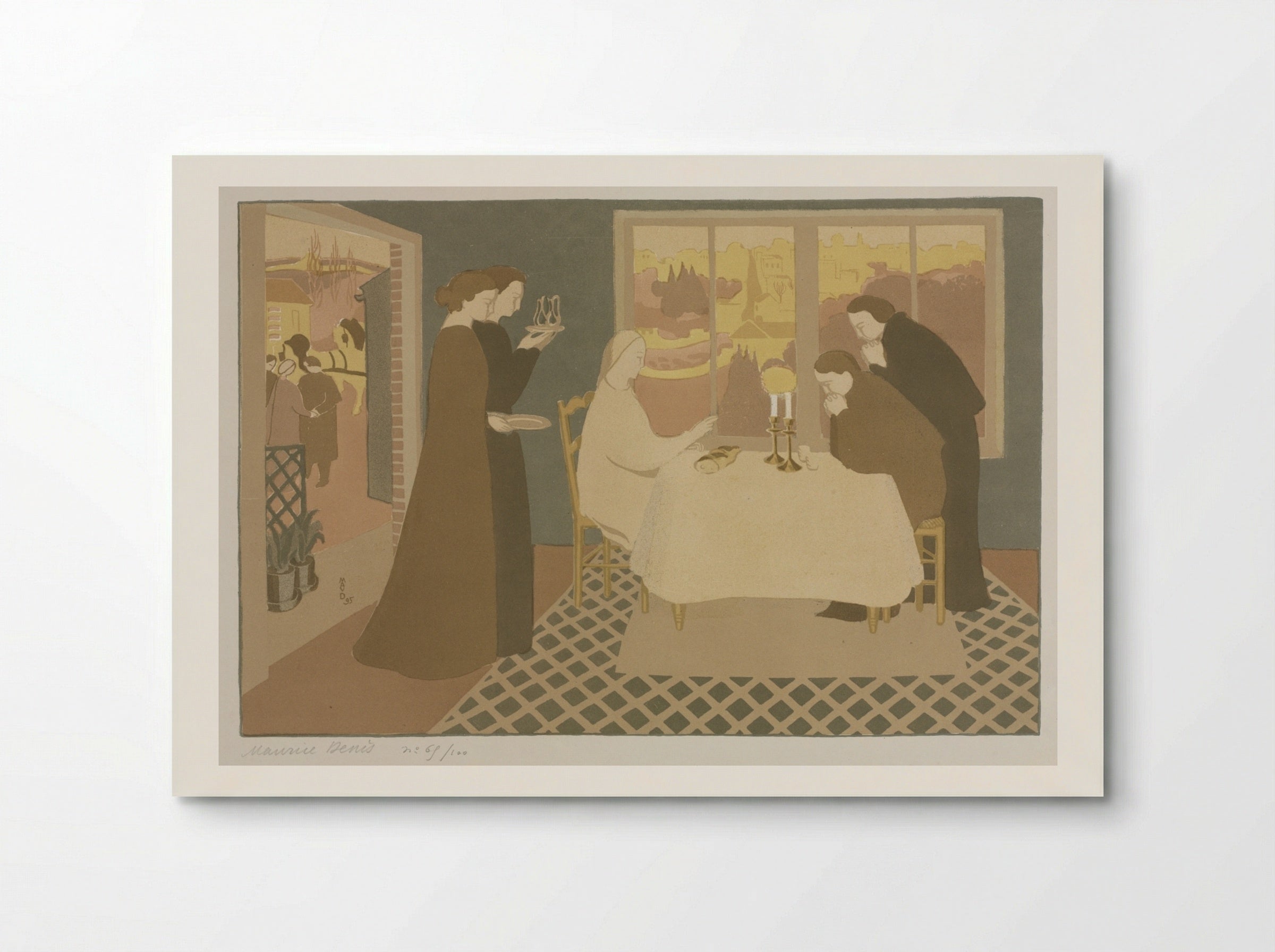The Pilgrims at Emmaus - Maurice Denis - Poster