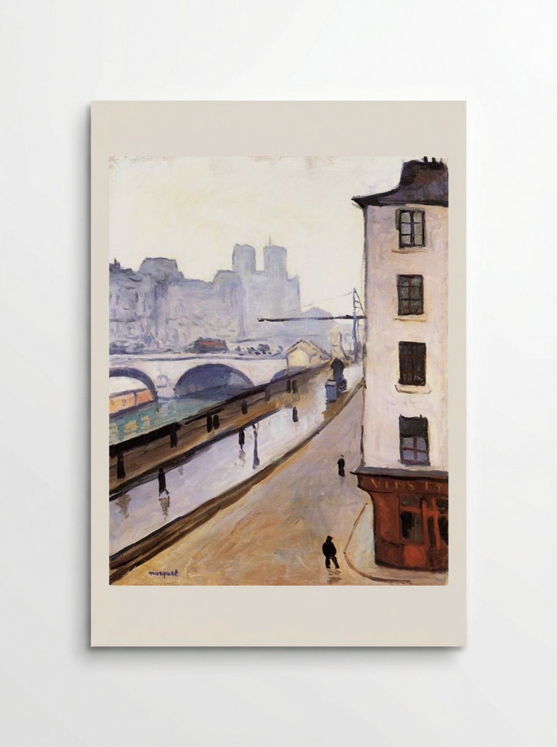 The Pont Saint-Michel and Notre Dame - Albert Marquet - Poster