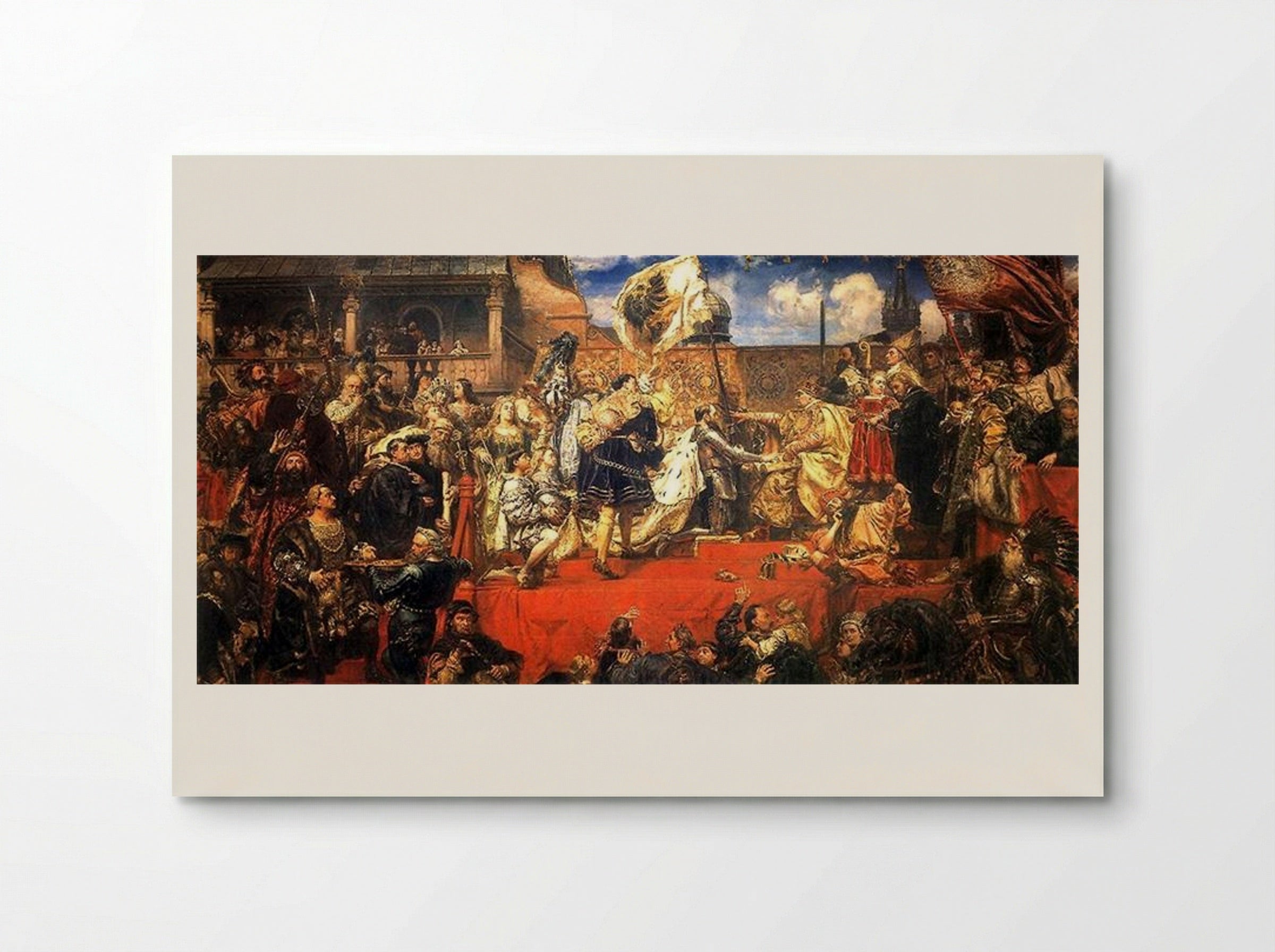 The Prussian Homage - Jan Matejko - Poster