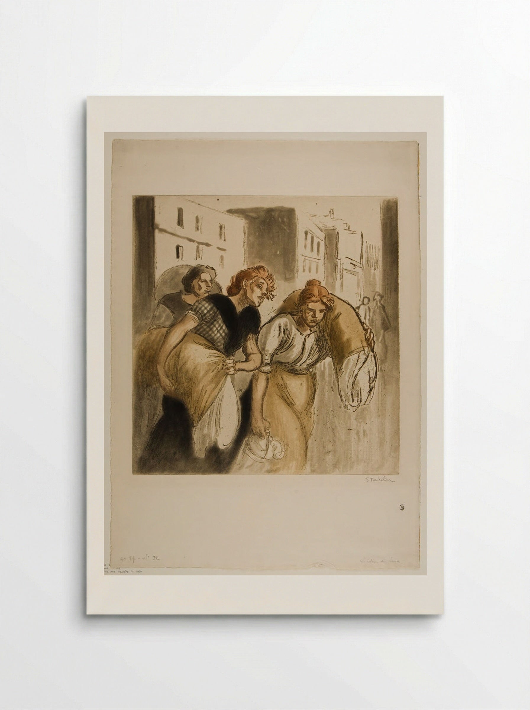 The Return from the Wash House - Théophile-Alexandre Steinlen - Poster