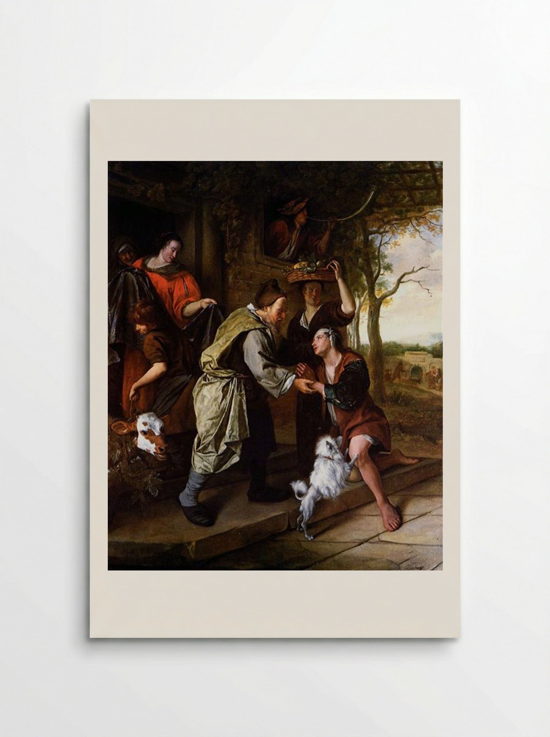 The Return of the Prodigal Son - Jan Steen - Poster