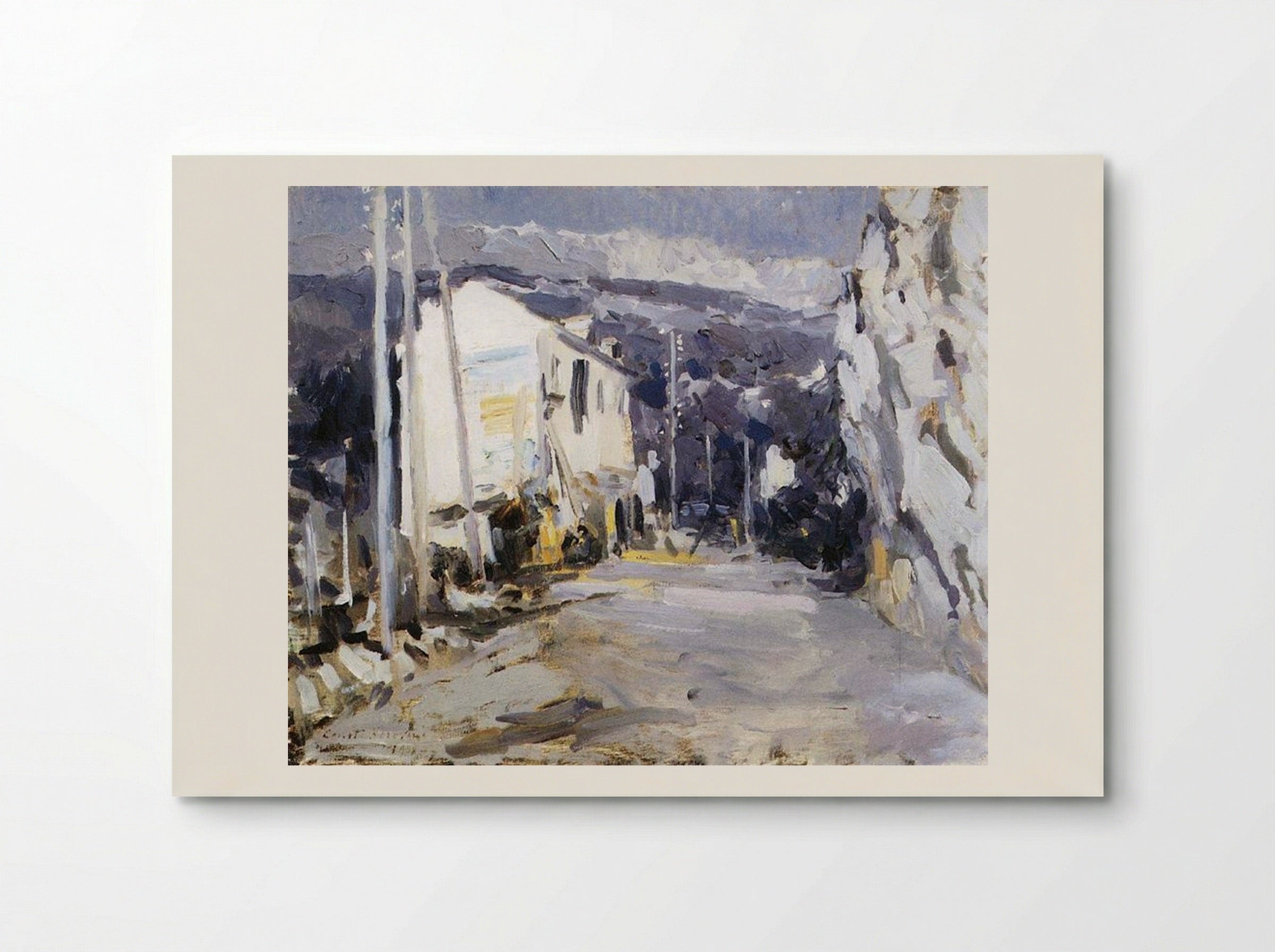 The Road in the Southern City - Konstantin Korovin - Poster