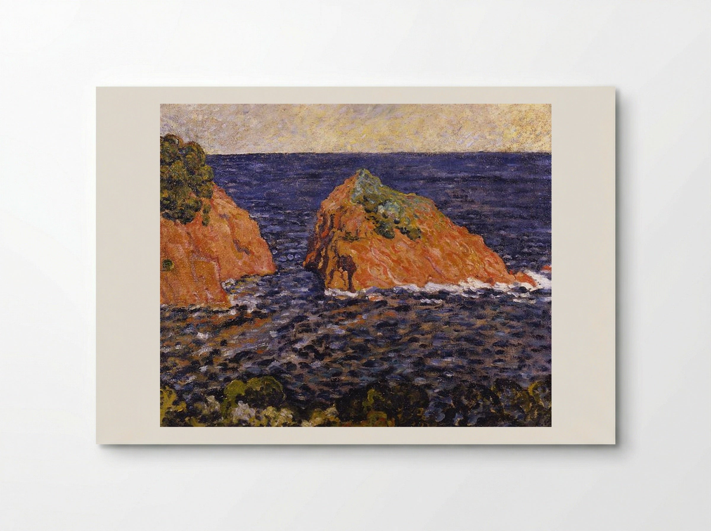 The Rock in the Sea - Louis Valtat - Poster