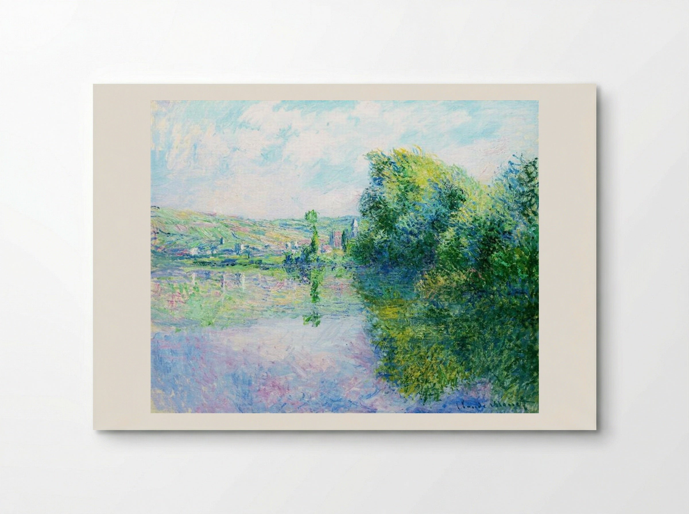 The Seine at Vétheuil - Claude Monet - Poster