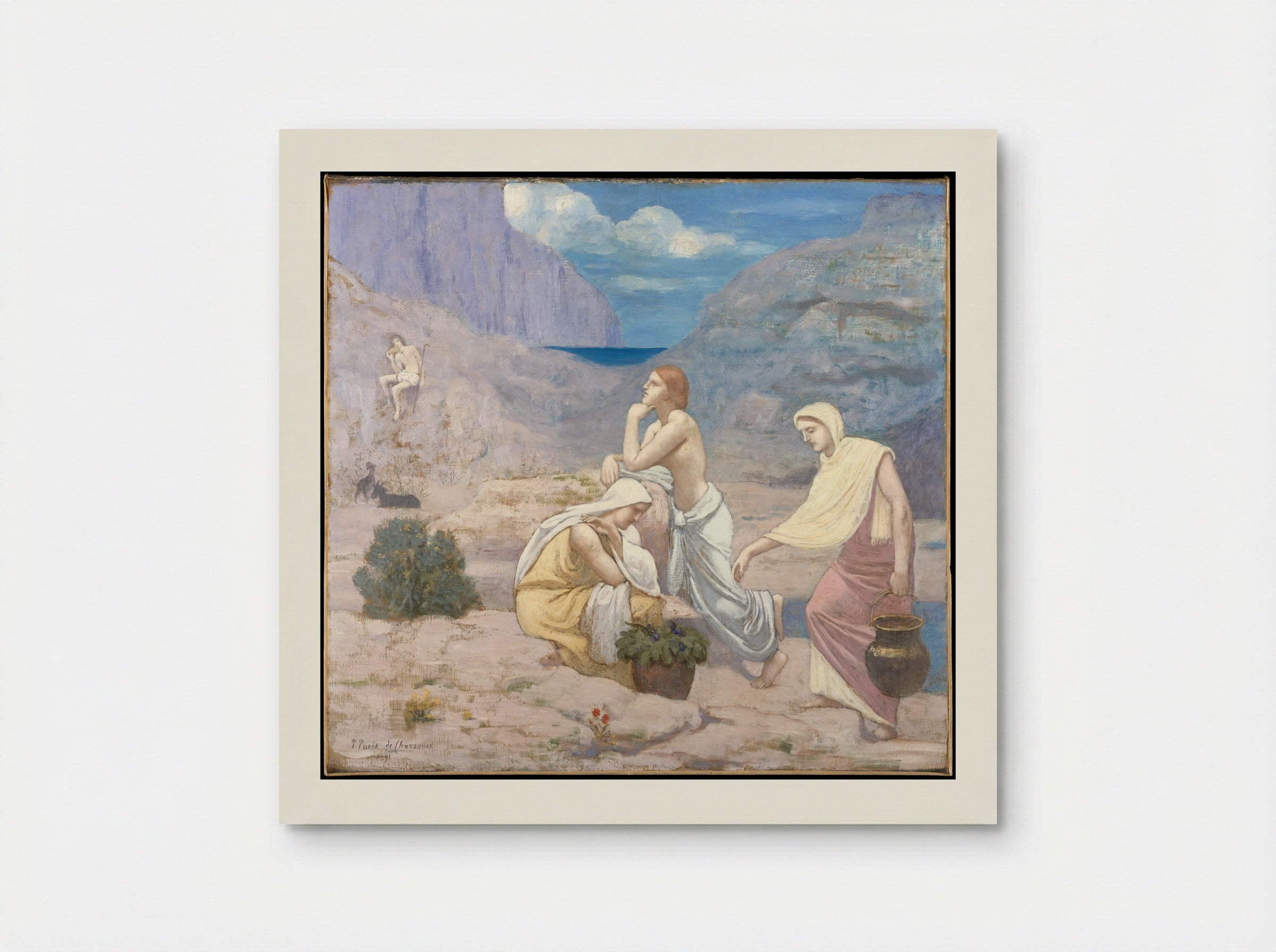 The Shepherd's Song - Pierre Puvis de Chavannes - Poster