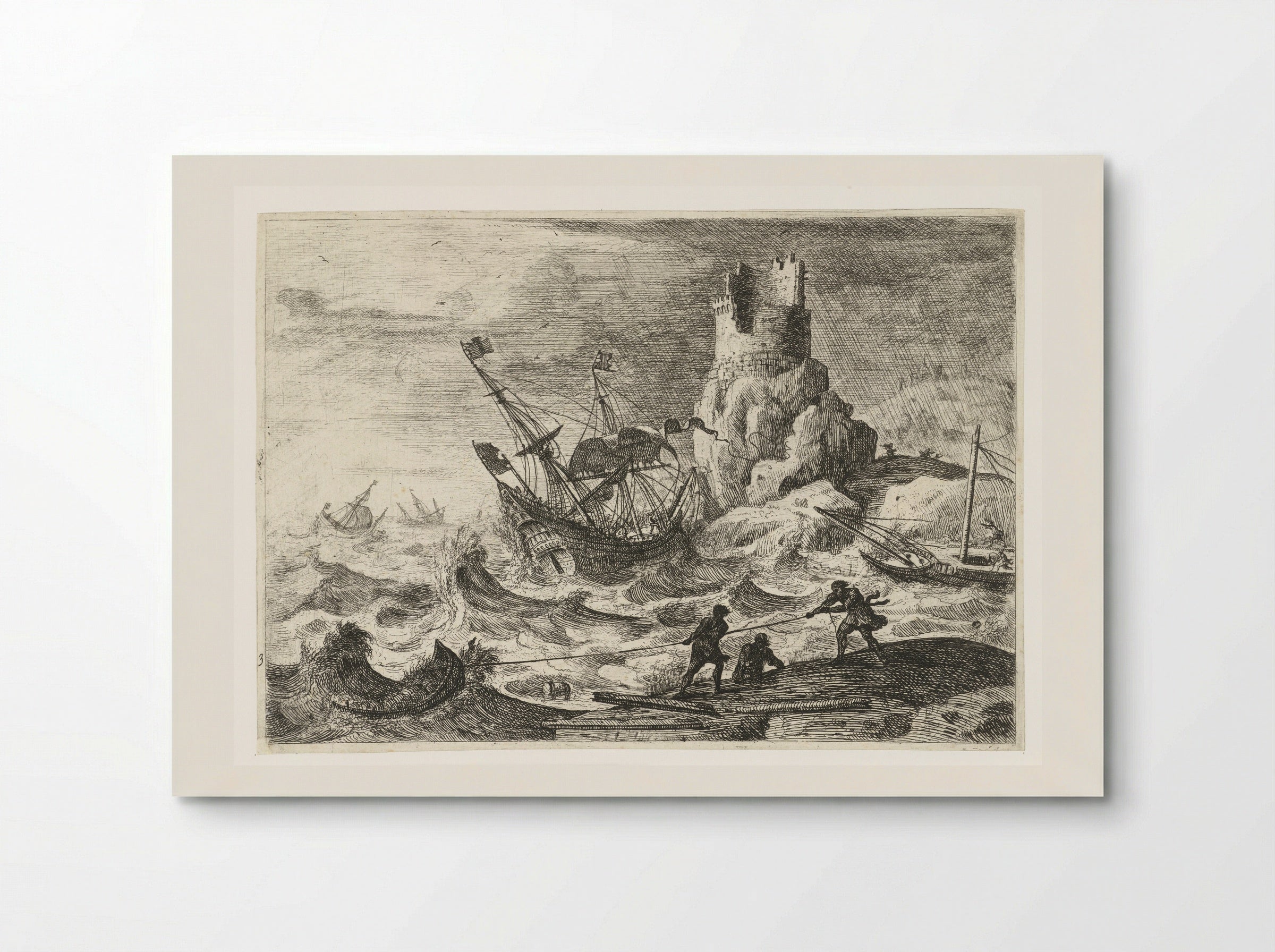 The Shipwreck - Claude Lorrain - Poster