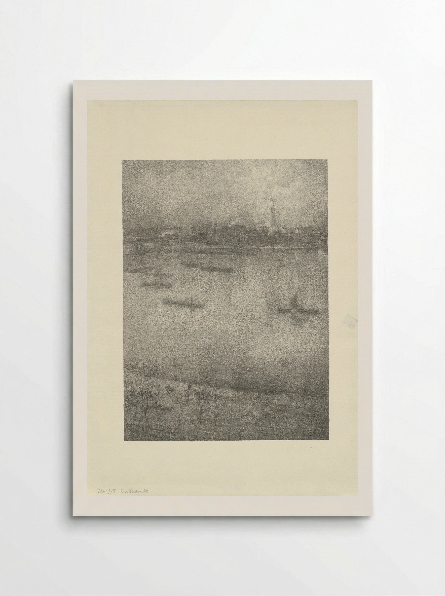 The Thames - Thomas Robert Way - Poster