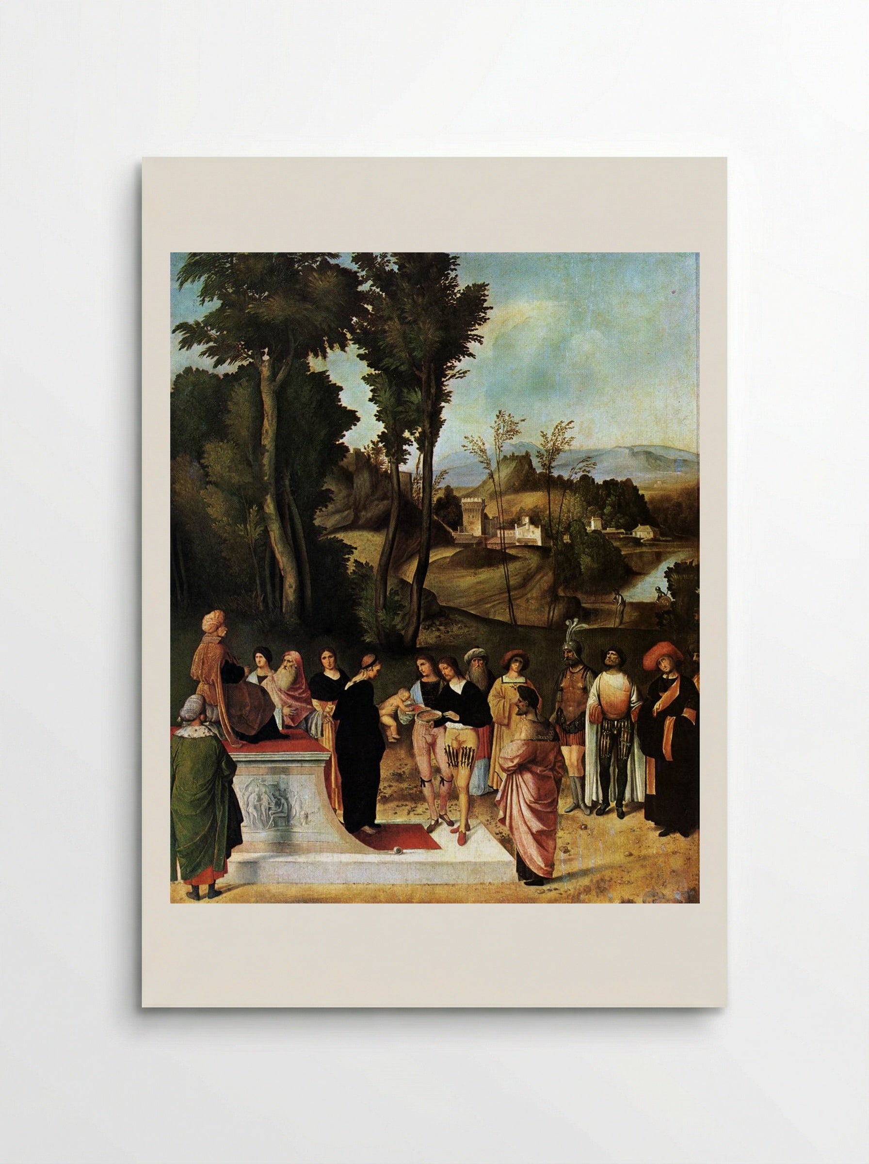 The Trial of Moses - Giorgione - Poster
