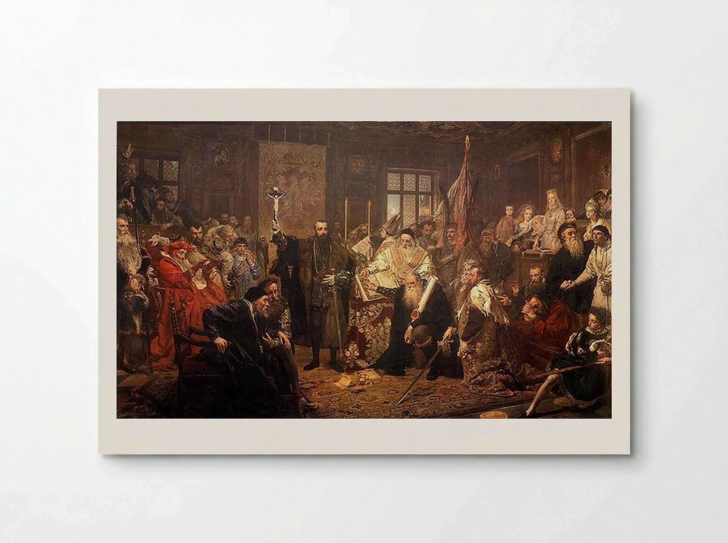The Union of Lublin - Jan Matejko - Poster