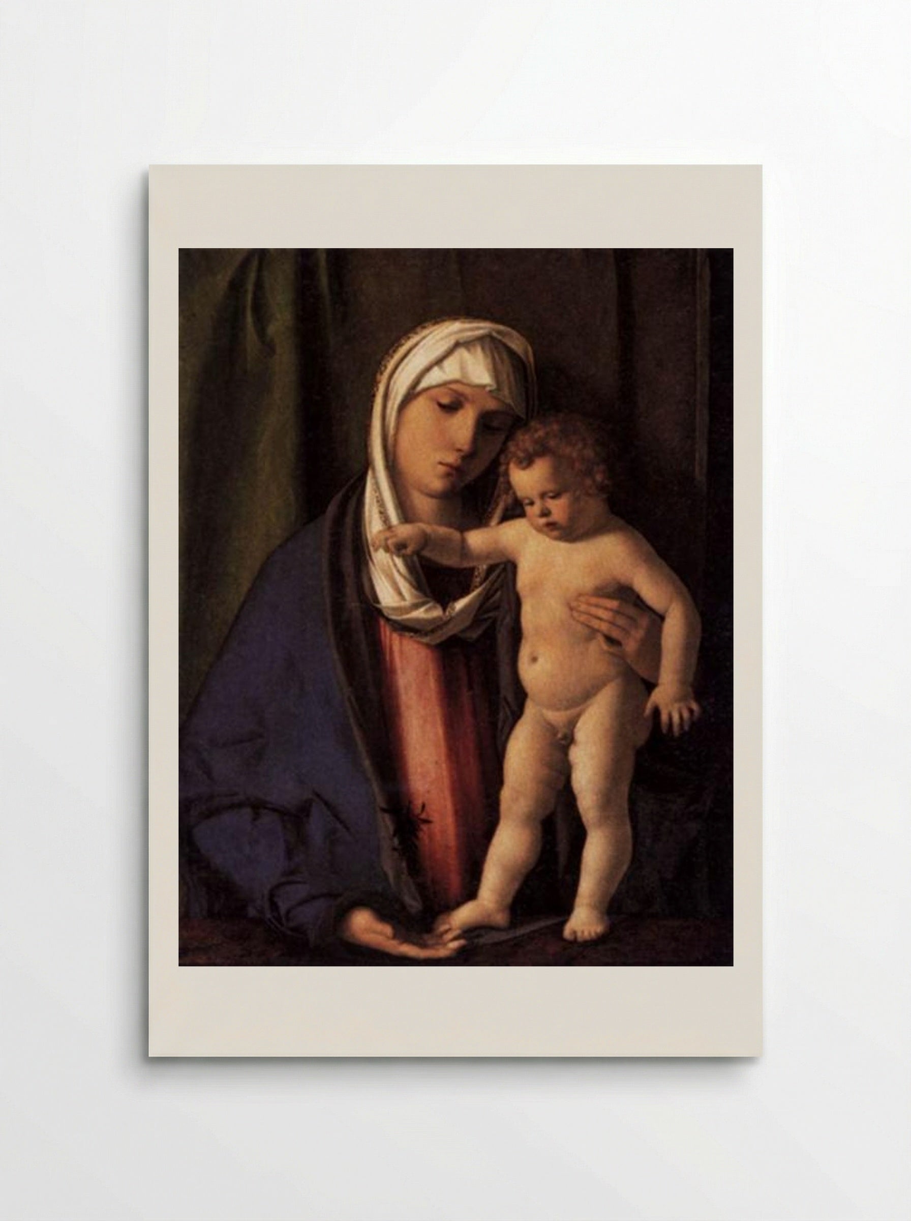 The Virgin and Child - Giovanni Bellini - Poster