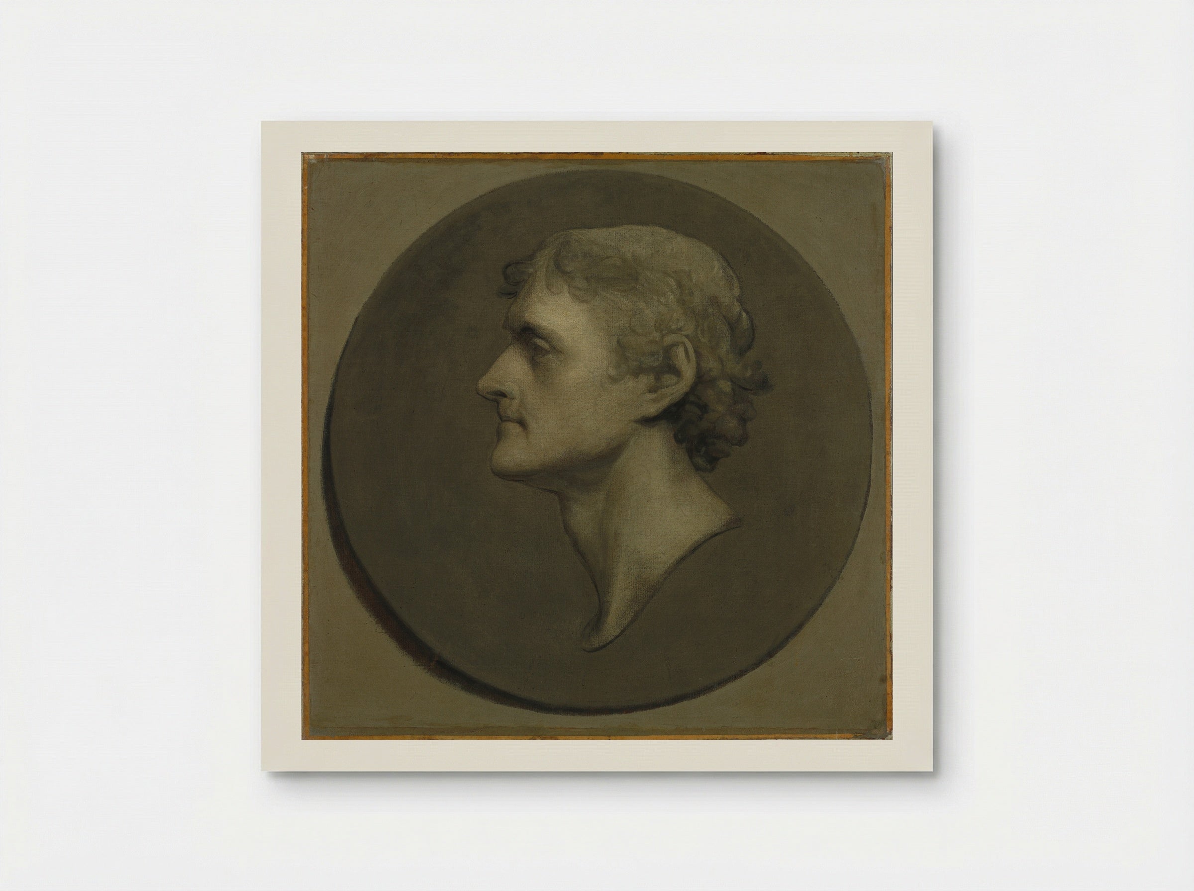 Thomas Jefferson (The Medallion Portrait) - Gilbert Stuart - Poster