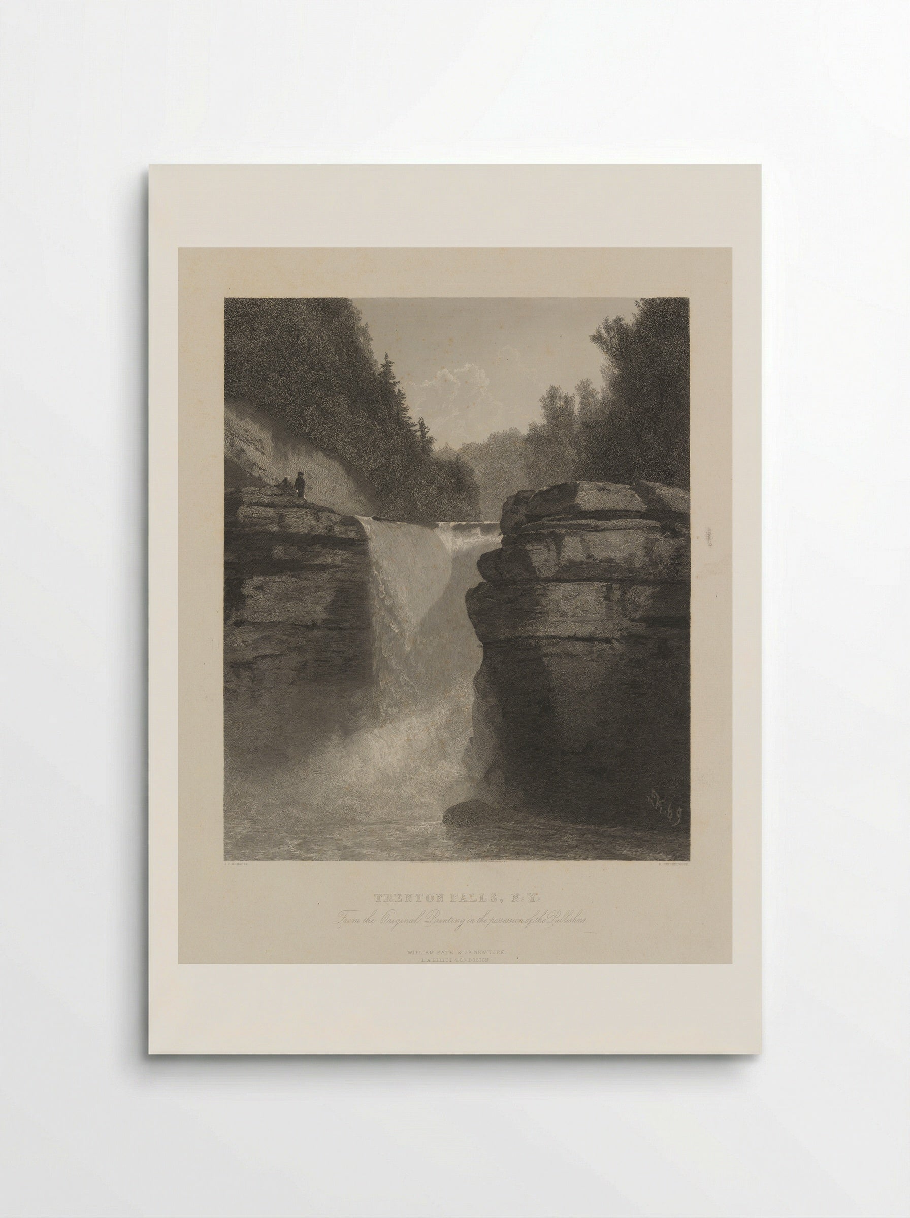 Trenton Falls, New York - Robert Hinschelwood - Poster